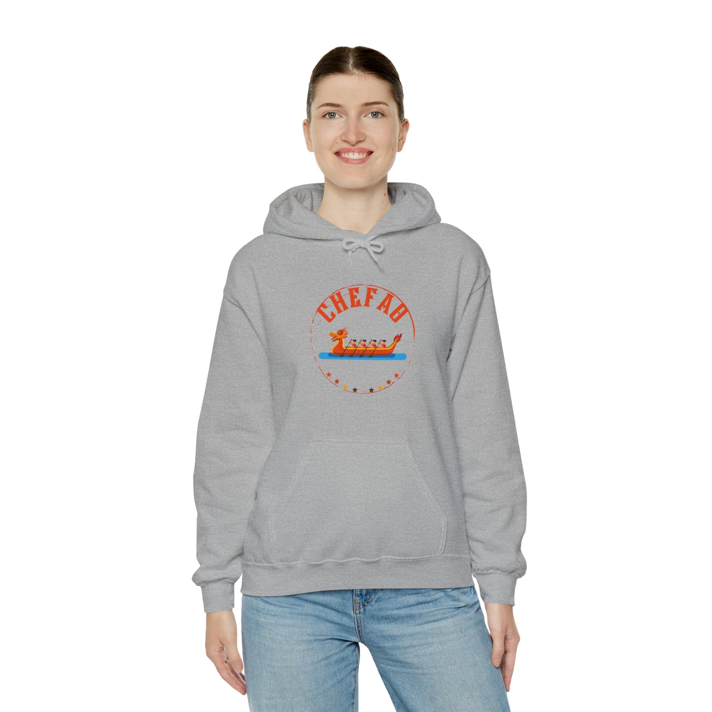 Chefao Dragonboat II, Unisex Heavy Blend Hooded Sweatshirt