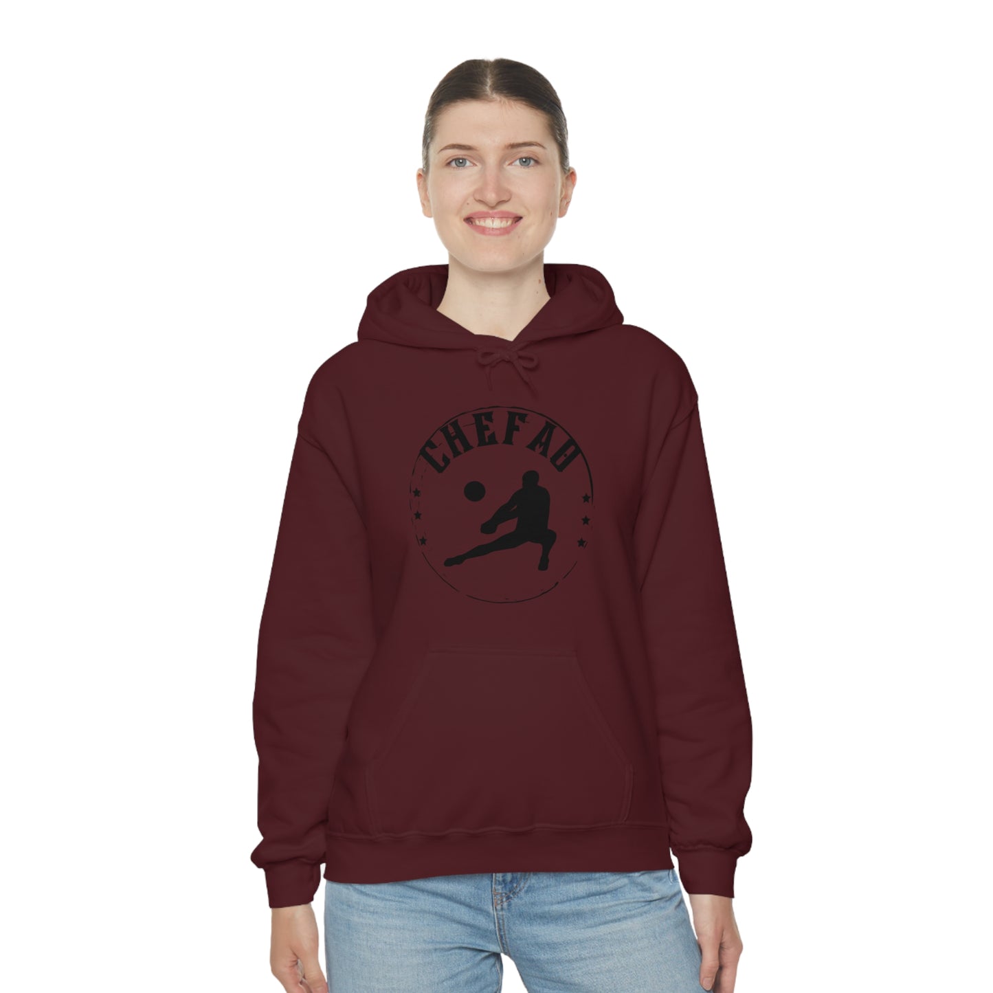 Chefao Volleyball II, Unisex Heavy Blend Hooded Sweatshirt