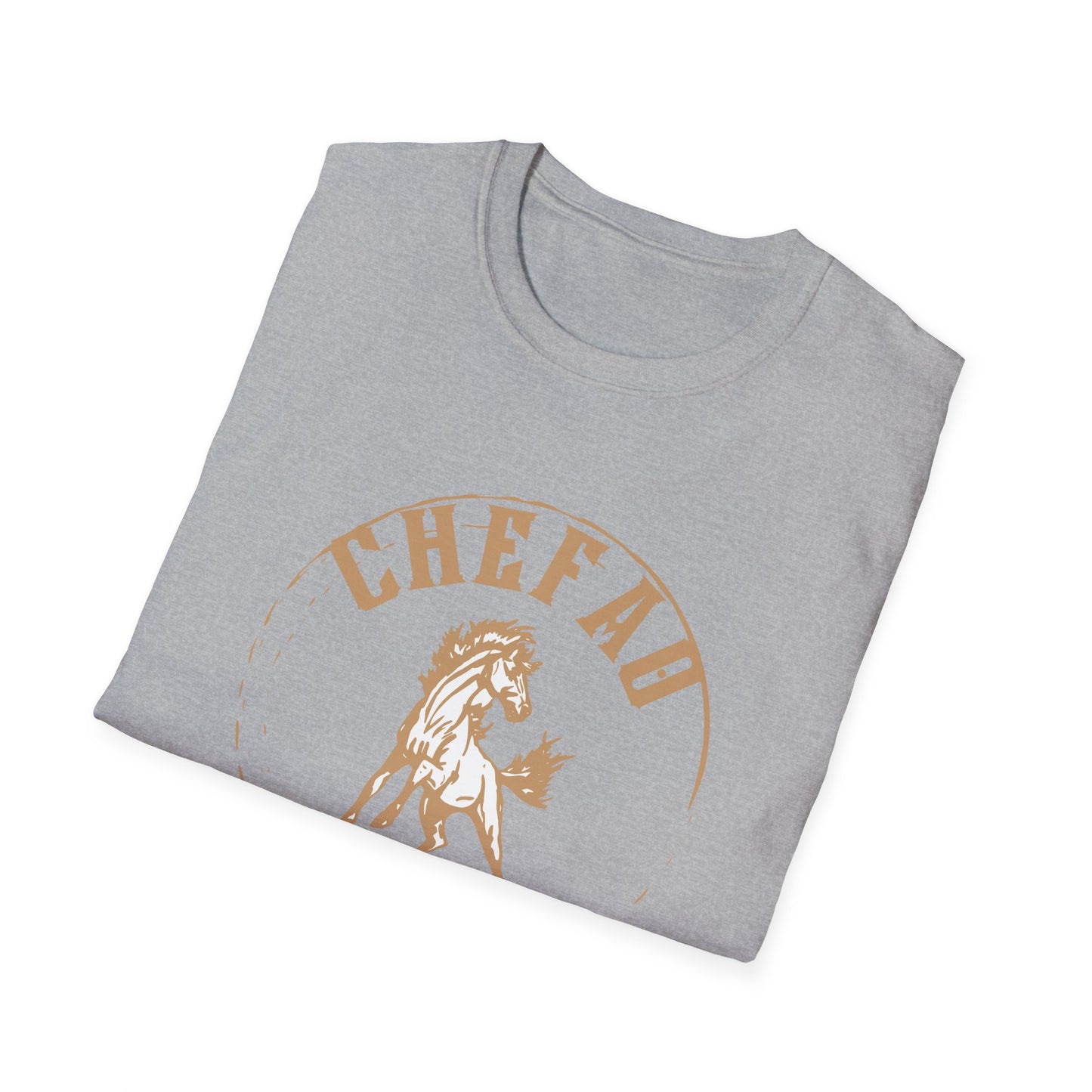 Chefao Horse II, Unisex Softstyle T-Shirt