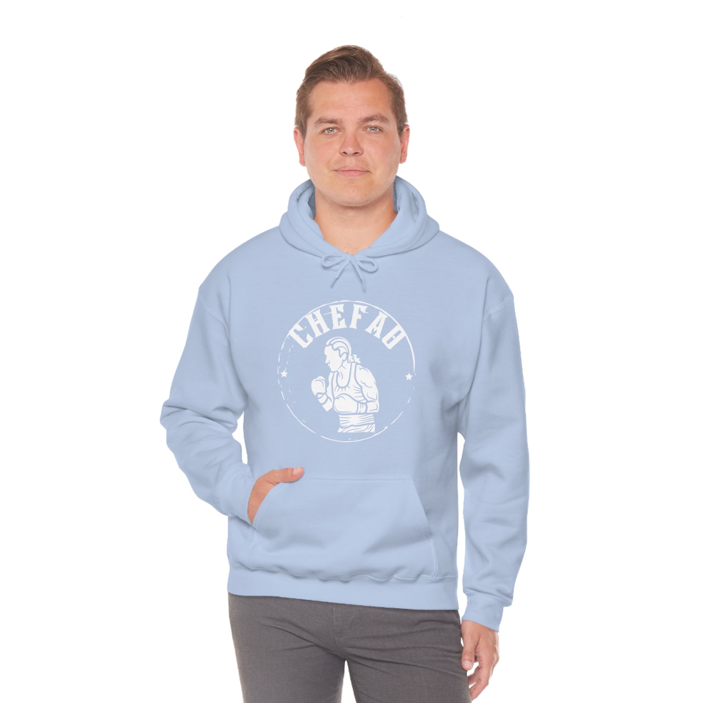 Chefao Boxer II, Unisex Heavy Blend Hooded Sweatshirt