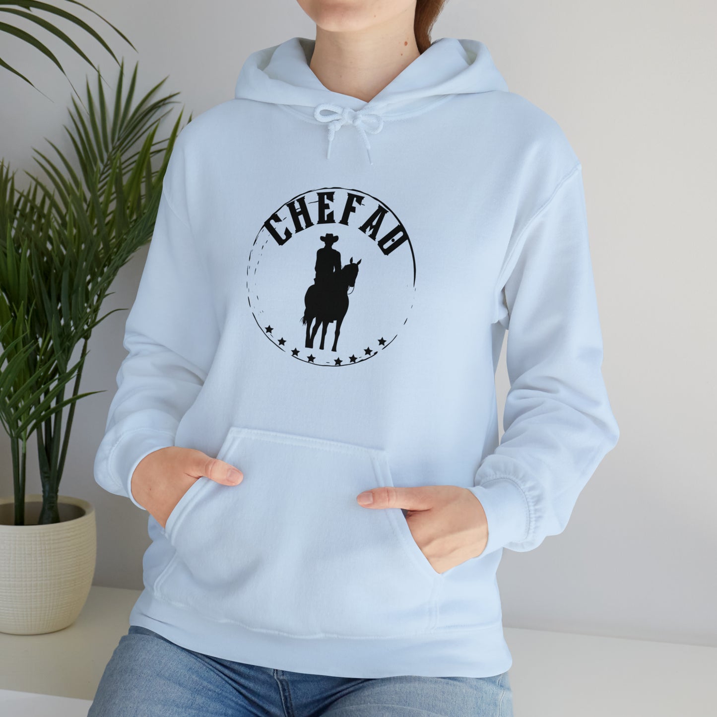 Chefao Cowboy IV, Unisex Heavy Blend Hooded Sweatshirt