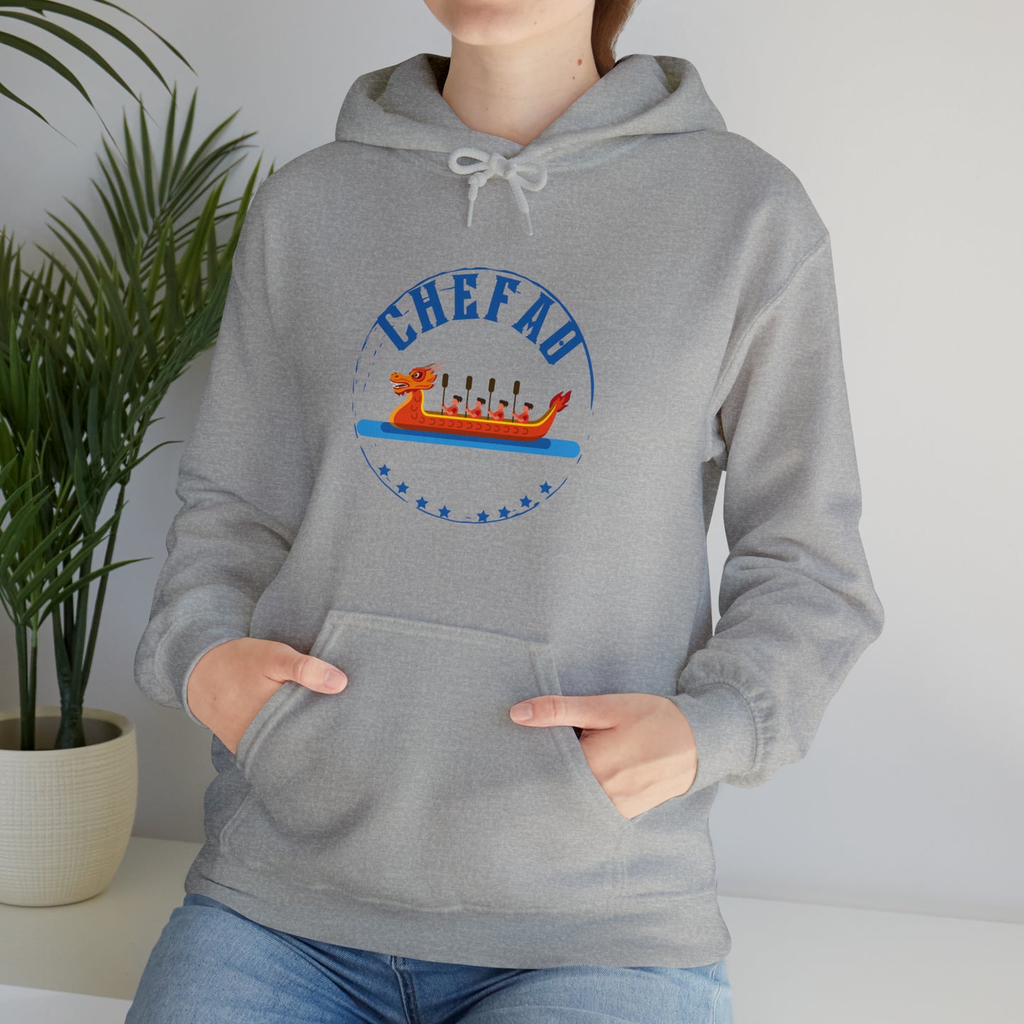 Chefao Dragonboat III, Unisex Heavy Blend Hooded Sweatshirt