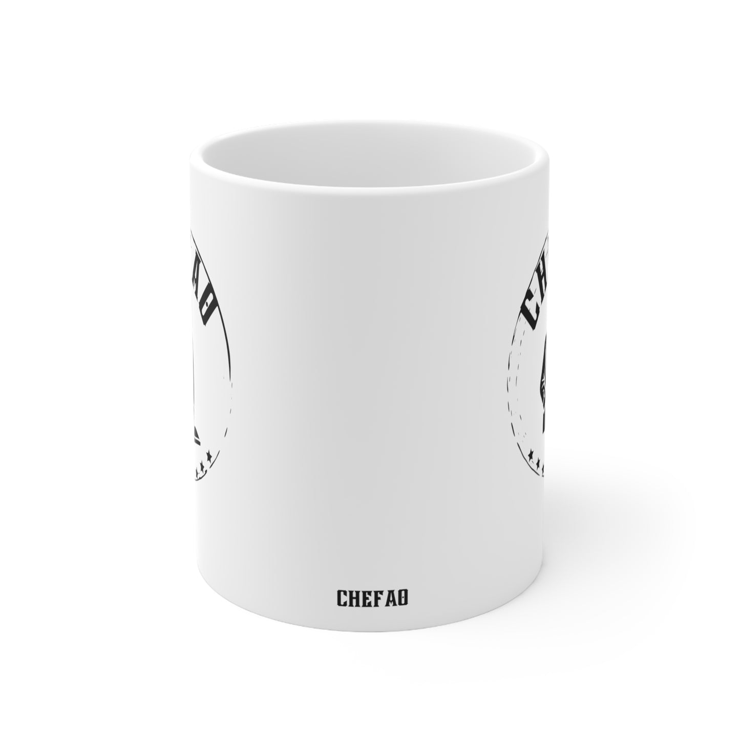 Chefao Chef II, White Coffee Mug, 11oz