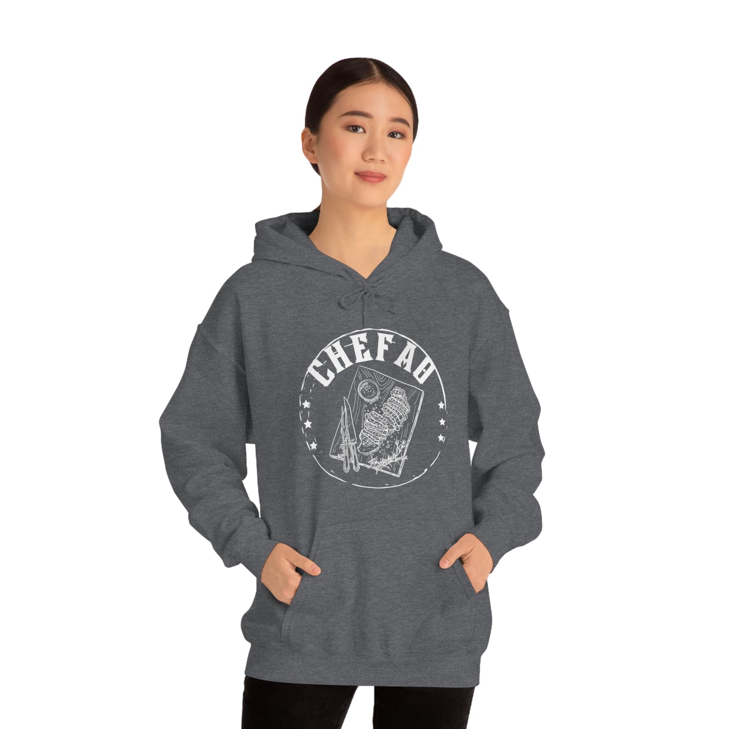 Chefao Barbque, Unisex Heavy Blend Hooded Sweatshirt