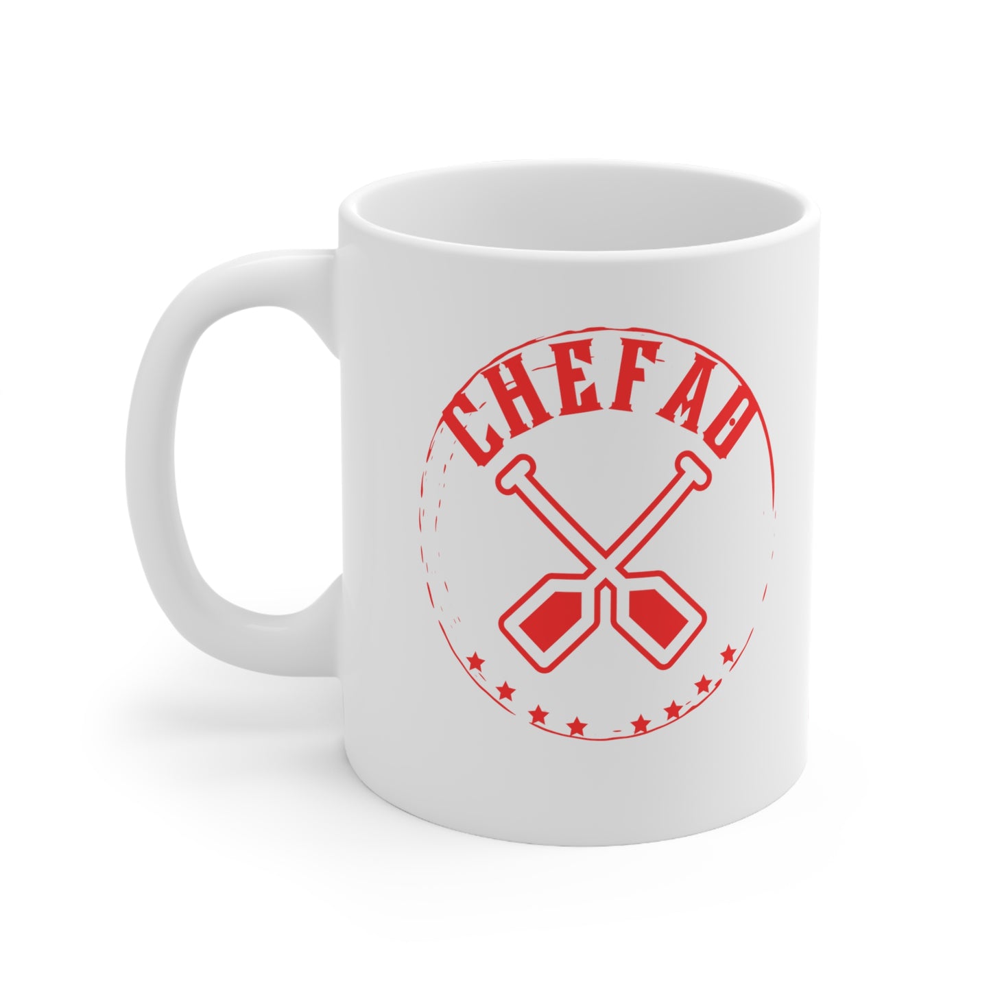 Chefao Dragonboat V, White Coffee Mug, 11oz