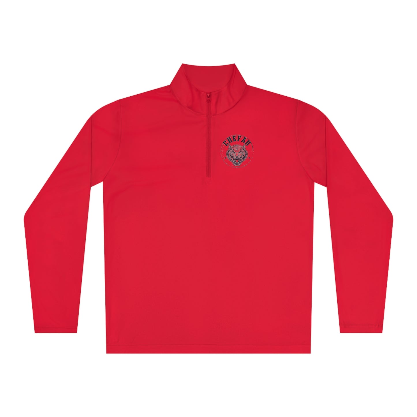 Chefao Tiger, Unisex Quarter-Zip Pullover