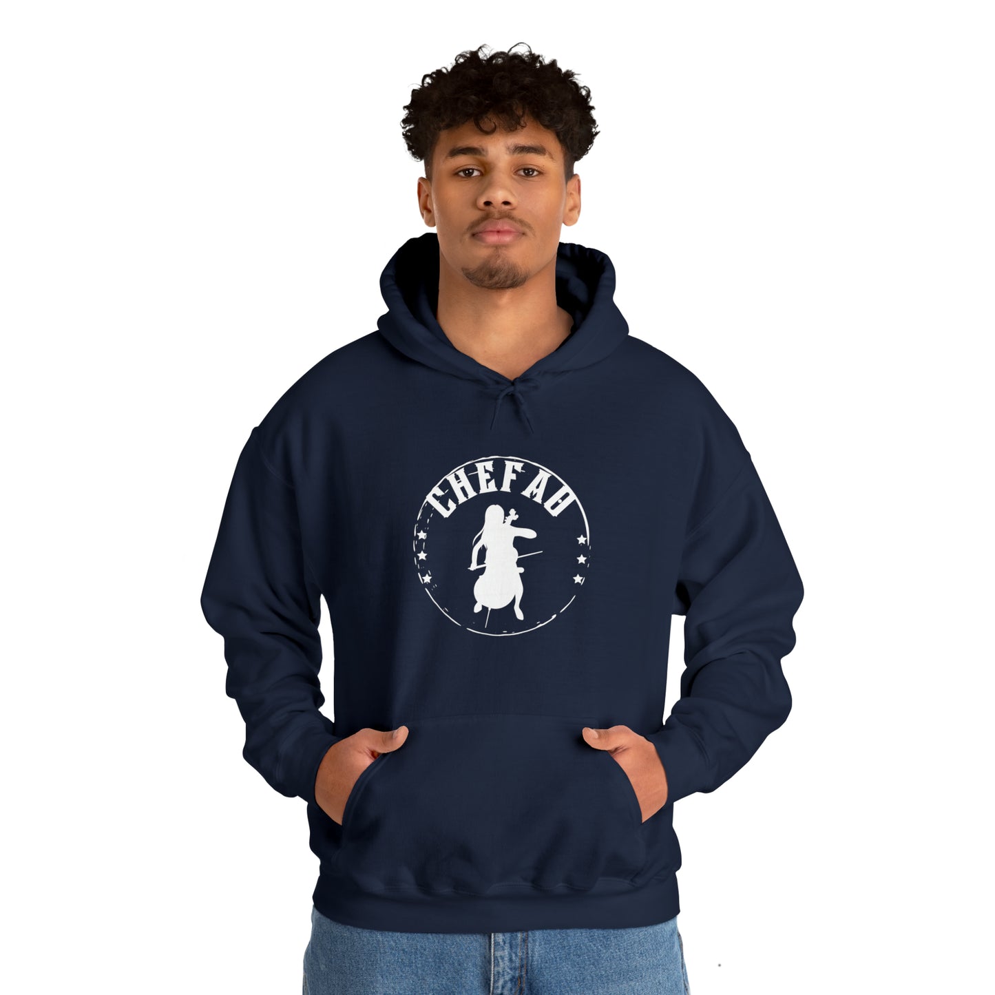 Chefao Cello I, Unisex Heavy Blend Hooded Sweatshirt