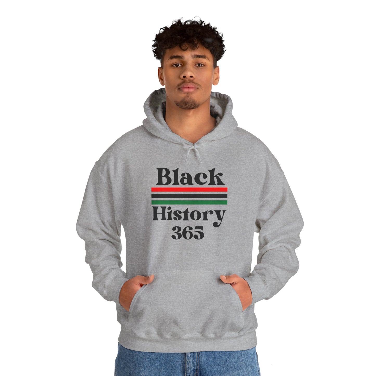 Chefao Black History 365, Unisex Heavy Blend Hooded Sweatshirt