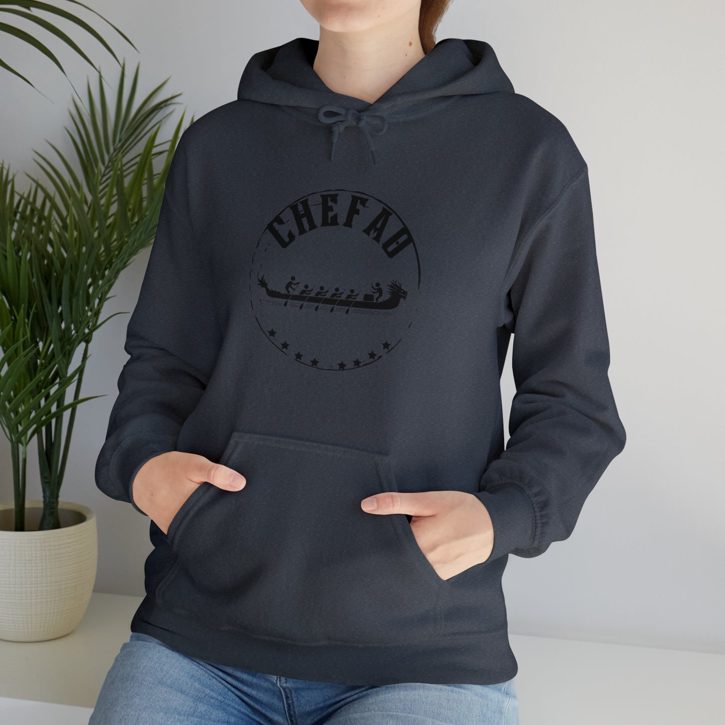 Chefao Dragonboat I, Unisex Heavy Blend Hooded Sweatshirt