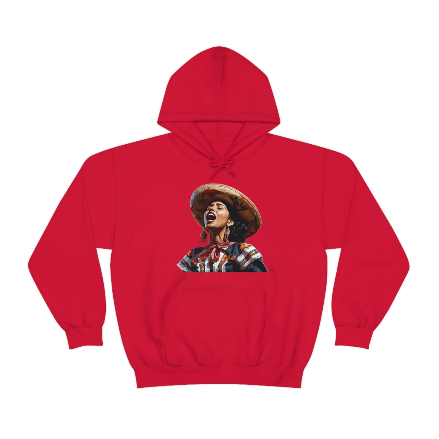 Mariachi Woman, Unisex Heavy Blend Hooded Sweatshirt