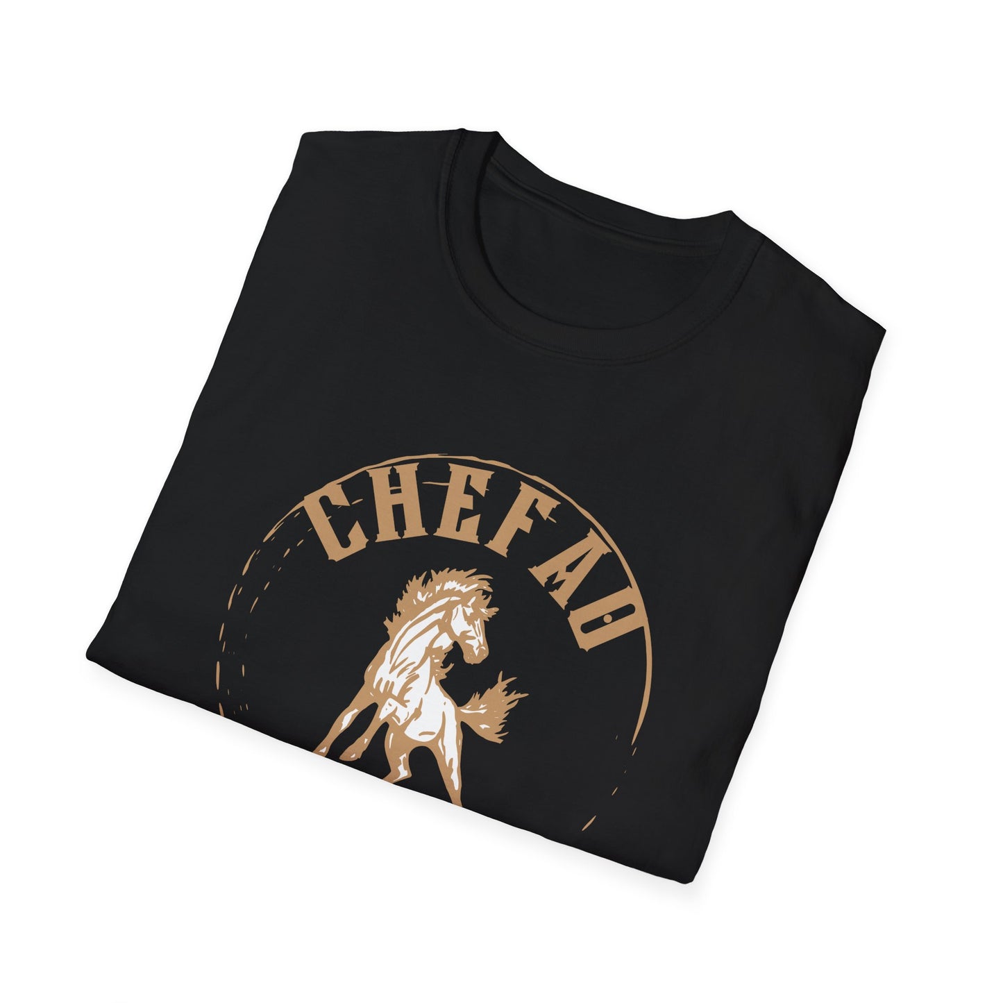 Chefao Horse II, Unisex Softstyle T-Shirt