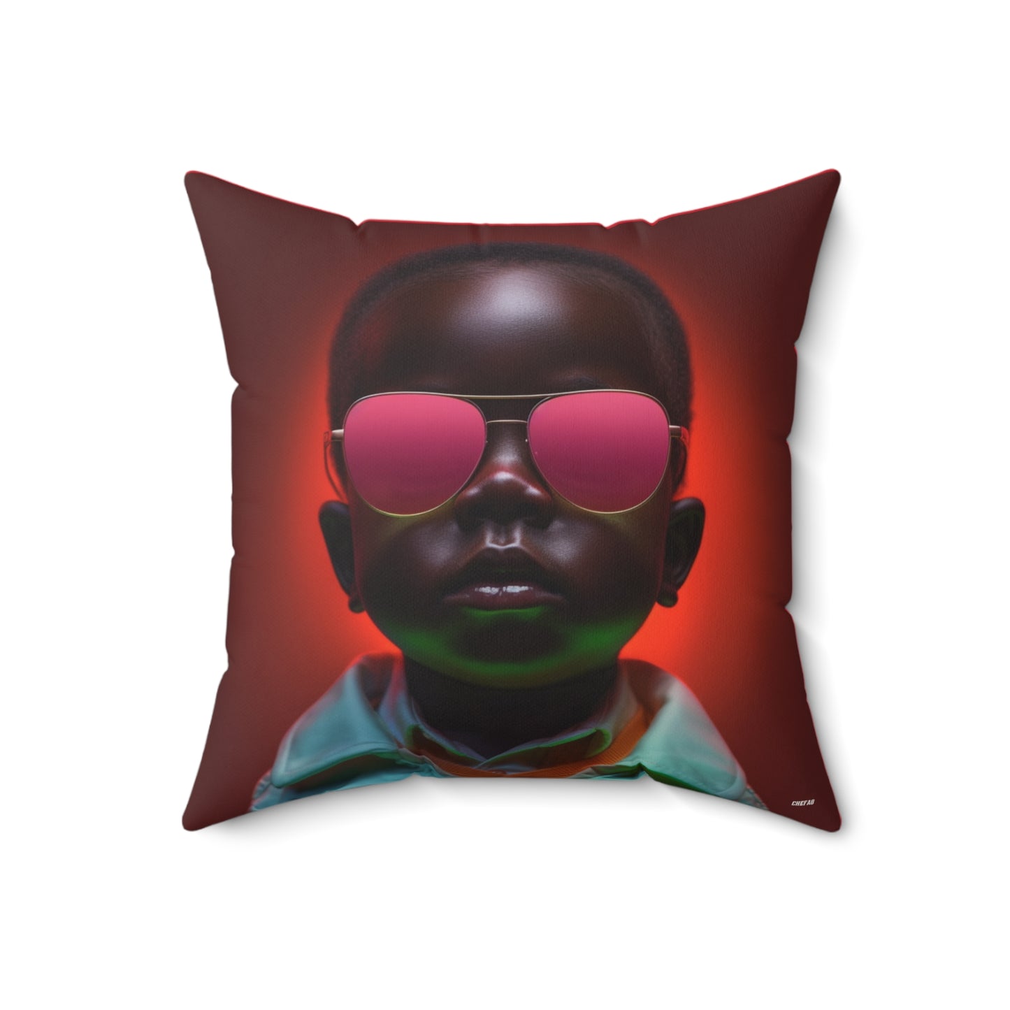 Out of Sight, Spun Polyester Square Pillow