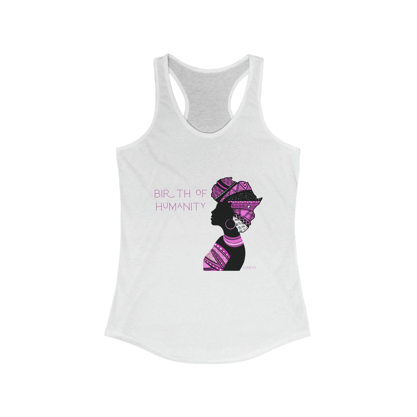 Birth of Humanity™ I, Women's Ideal Racerback Tank