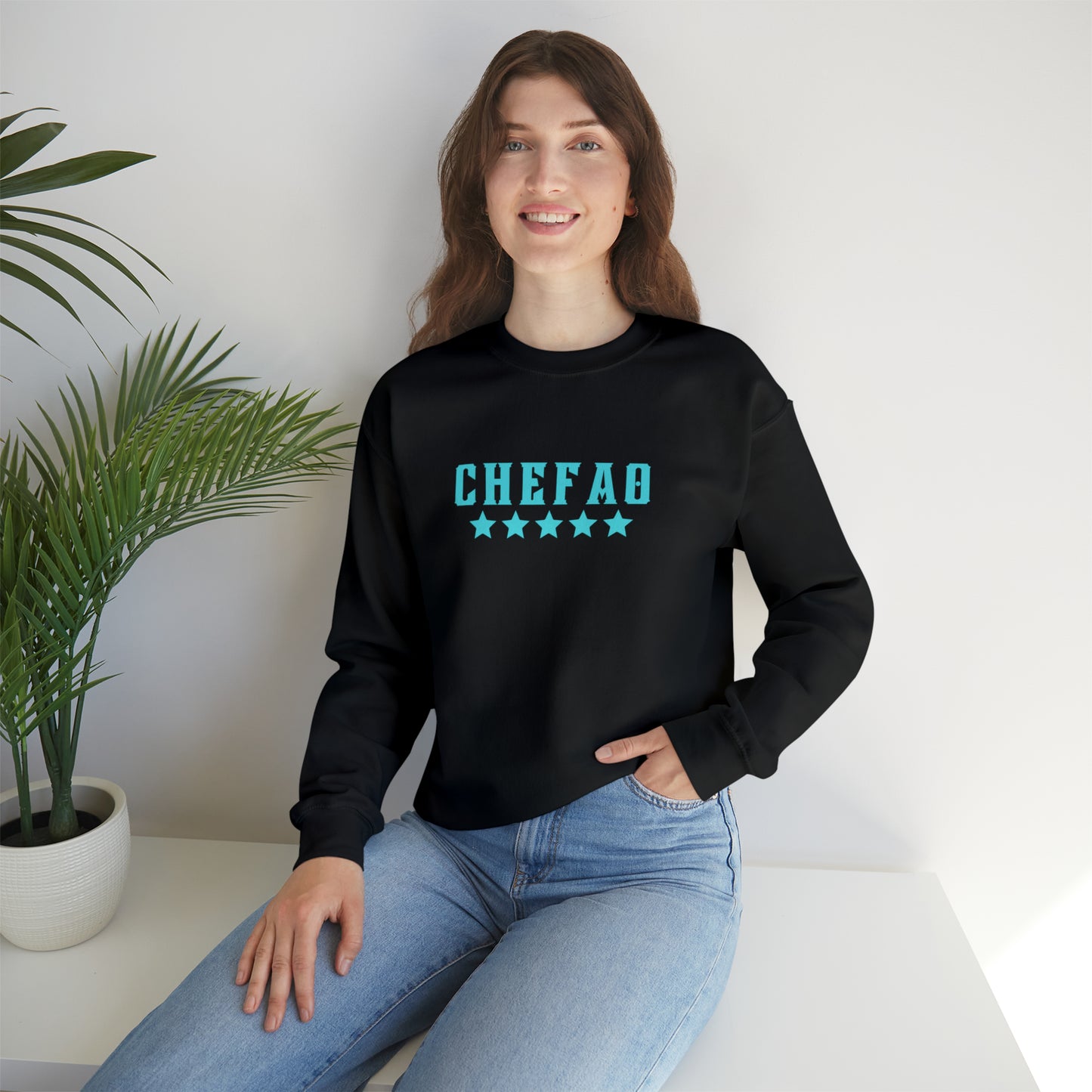 Chefao Stars II, Unisex Heavy Blend Crewneck Sweatshirt