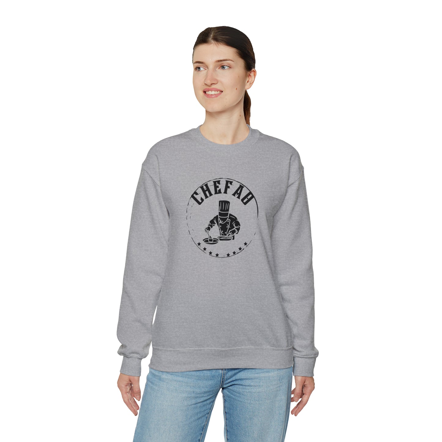 Chefao Chef I, Unisex Heavy Blend Crewneck Sweatshirt