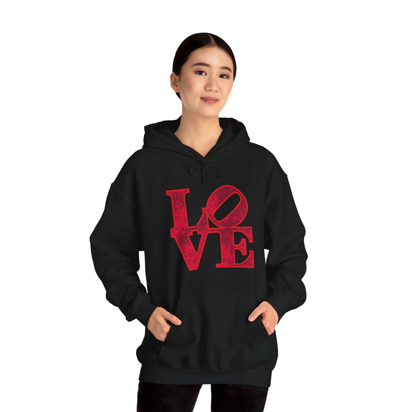 Chefao Love Blocks I, Unisex Heavy Blend Hooded Sweatshirt