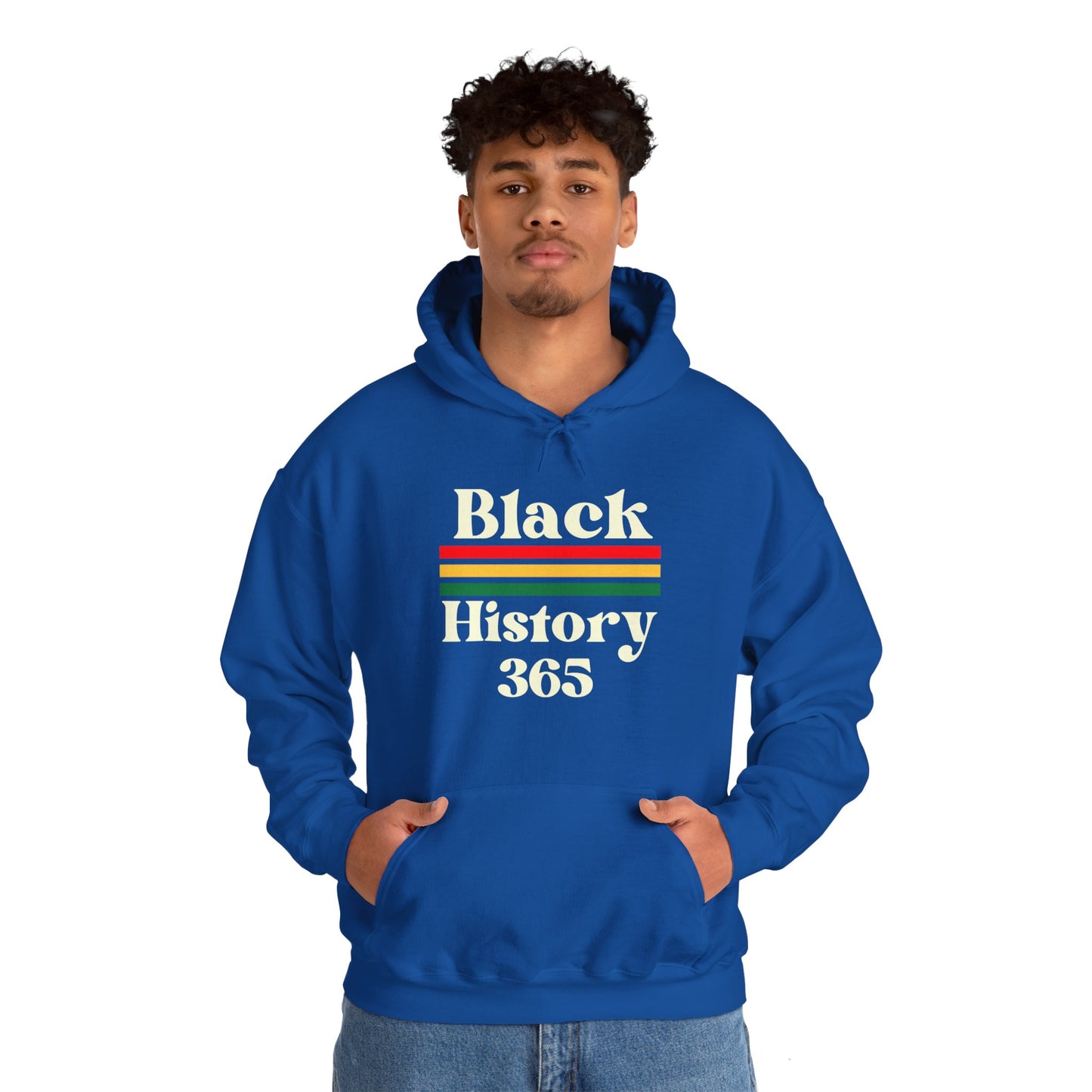 Chefao Black History 365, Unisex Heavy Blend Hooded Sweatshirt