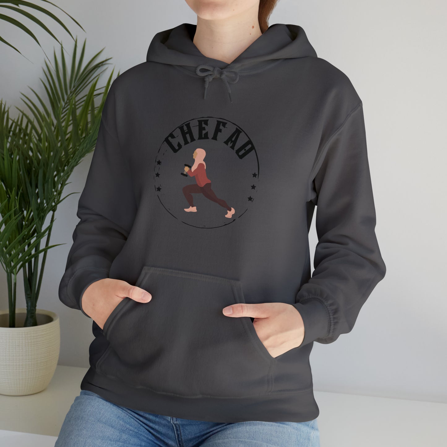 Chefao Fit I, Unisex Heavy Blend Hooded Sweatshirt