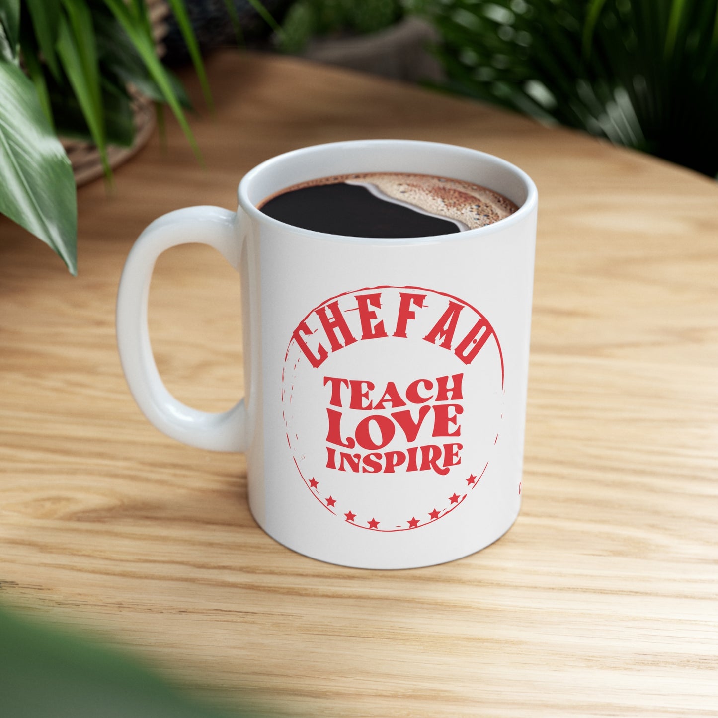 Chefao Teacher IV, White Coffee Mug, 11oz