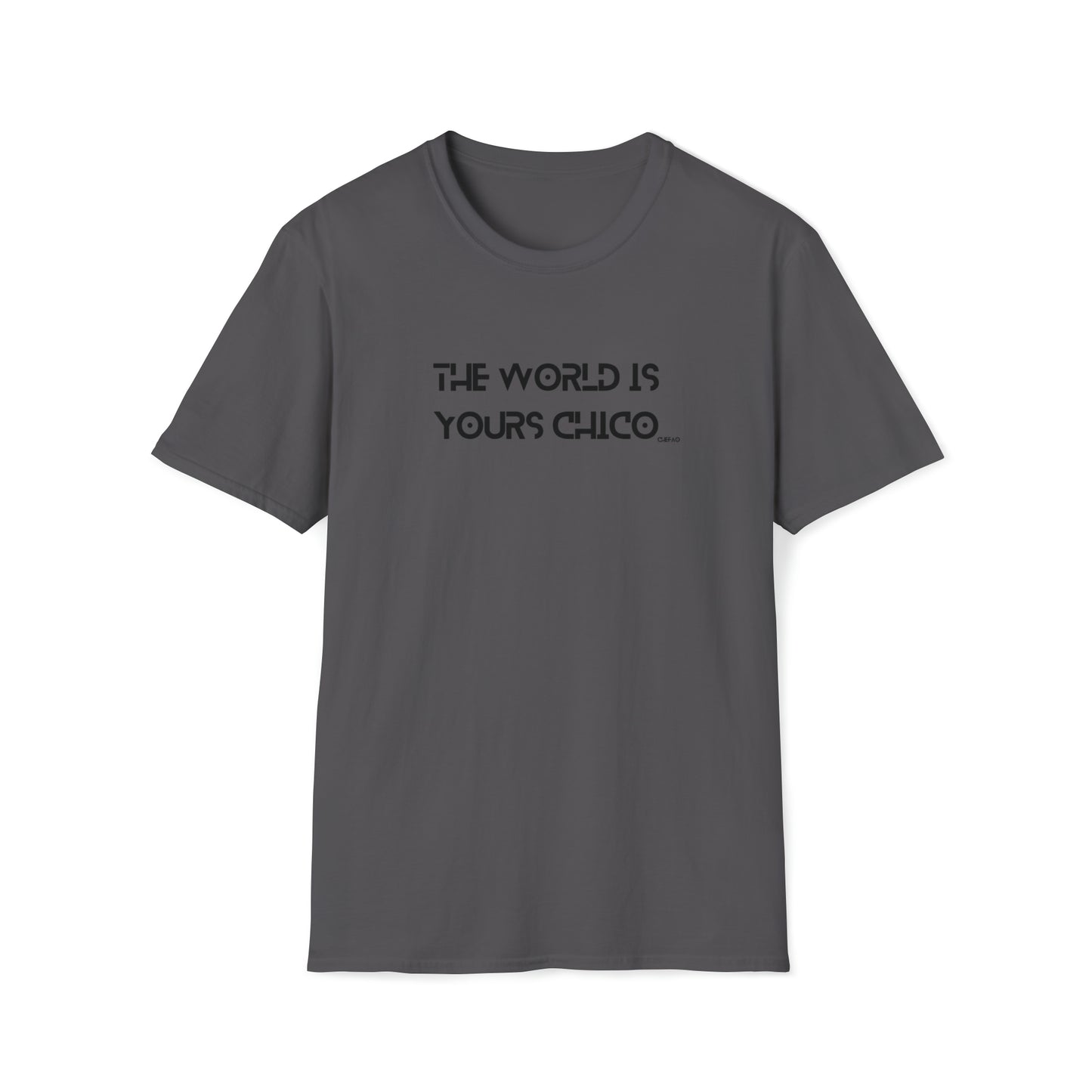 The World is Yours Chico, Unisex Softstyle T-Shirt