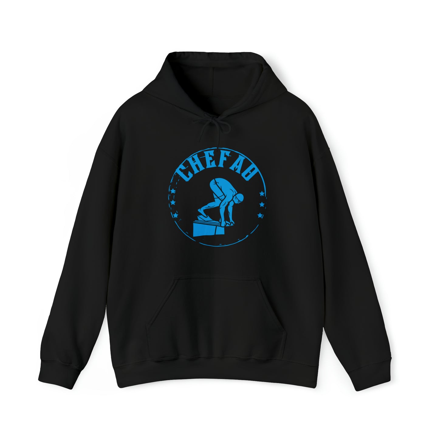 Chefao Swimmer I, Unisex Heavy Blend Hooded Sweatshirt