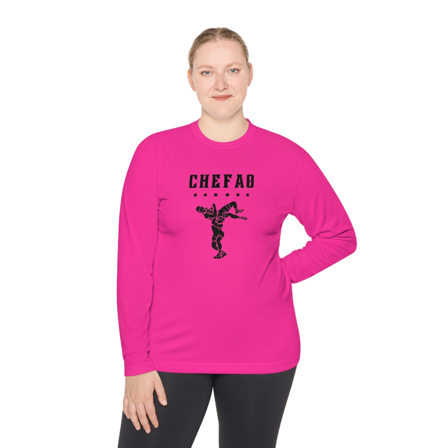 Chefao Wrestling The Nick Edition I, Unisex Lightweight Long Sleeve Tee