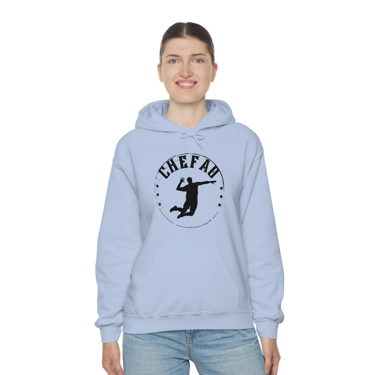 Chefao Volleyball I, Unisex Heavy Blend Hooded Sweatshirt