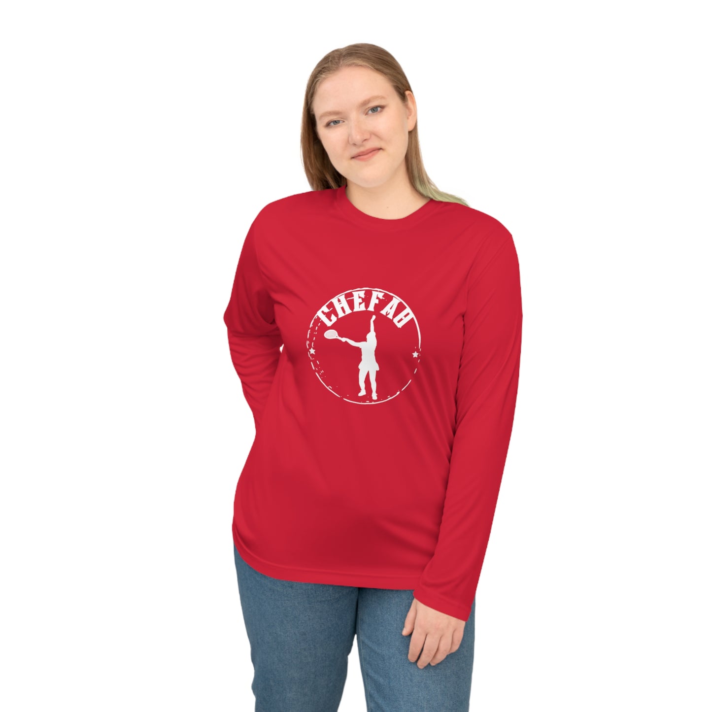 Chefao Tennis I, Unisex Performance Long Sleeve Shirt