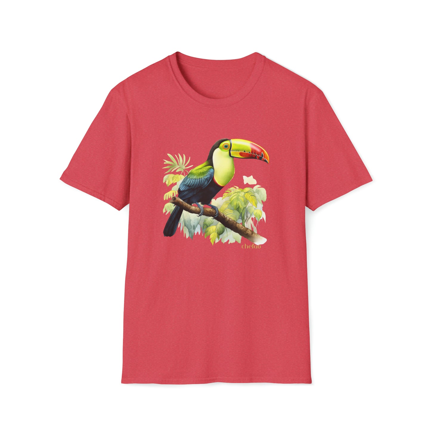 Keel Billed Toucan I,, Unisex Softstyle T-Shirt