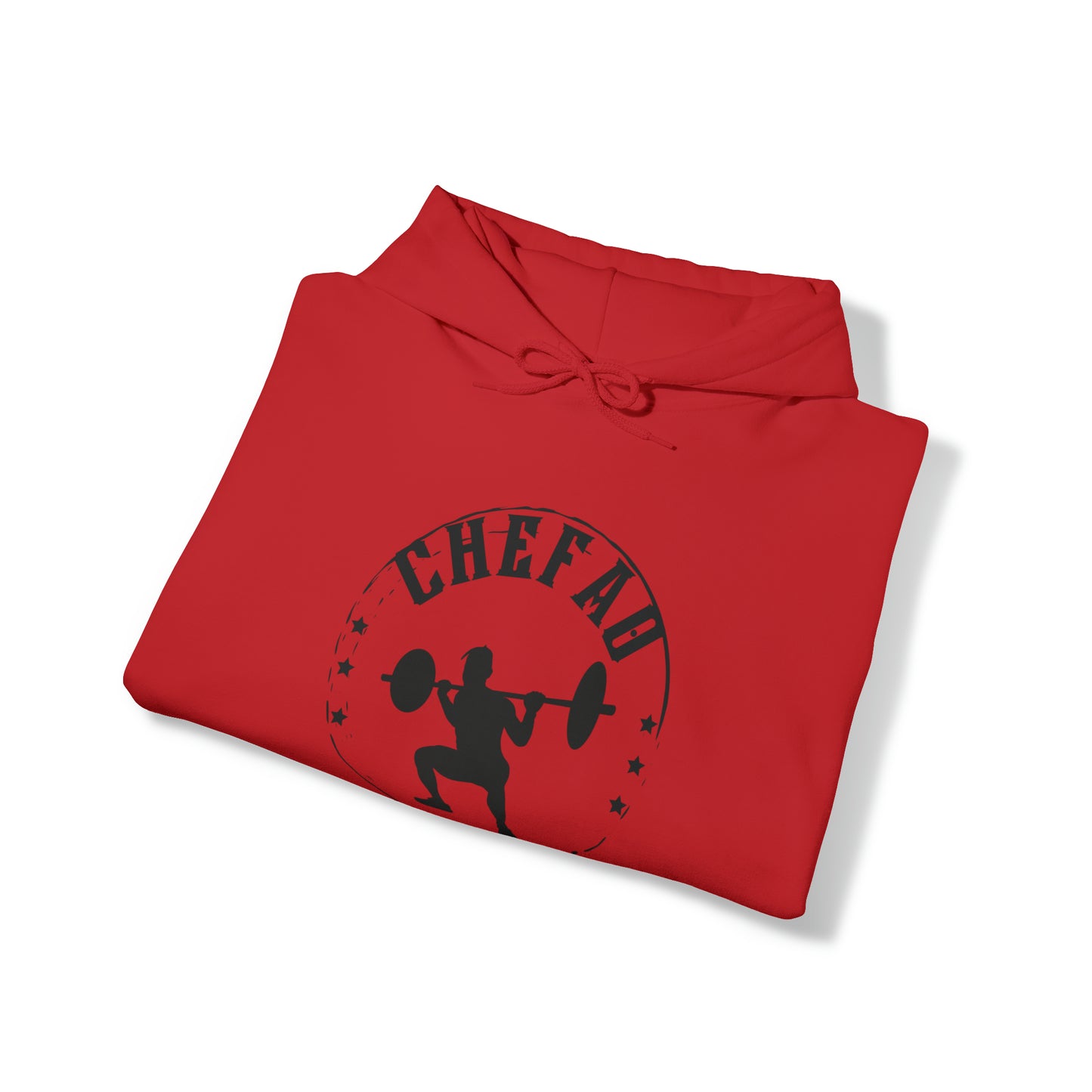 Chefao Weightlifting I, Unisex Heavy Blend Hooded Sweatshirt