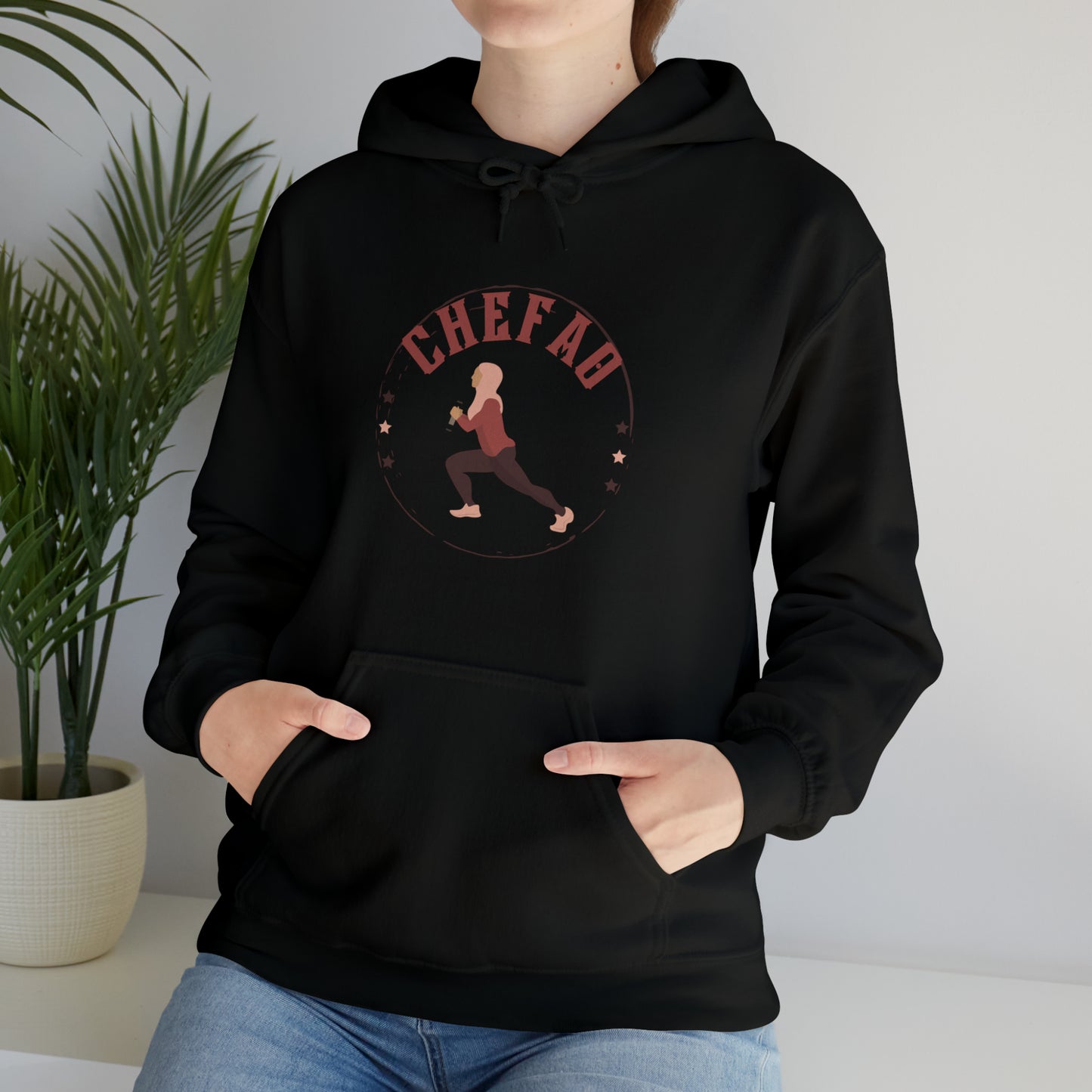 Chefao Fit I, Unisex Heavy Blend Hooded Sweatshirt