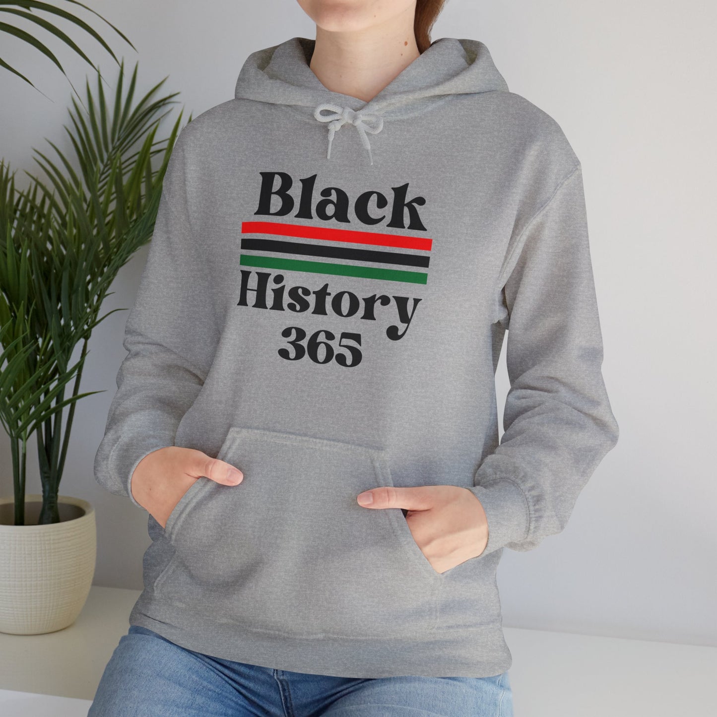 Chefao Black History 365, Unisex Heavy Blend Hooded Sweatshirt