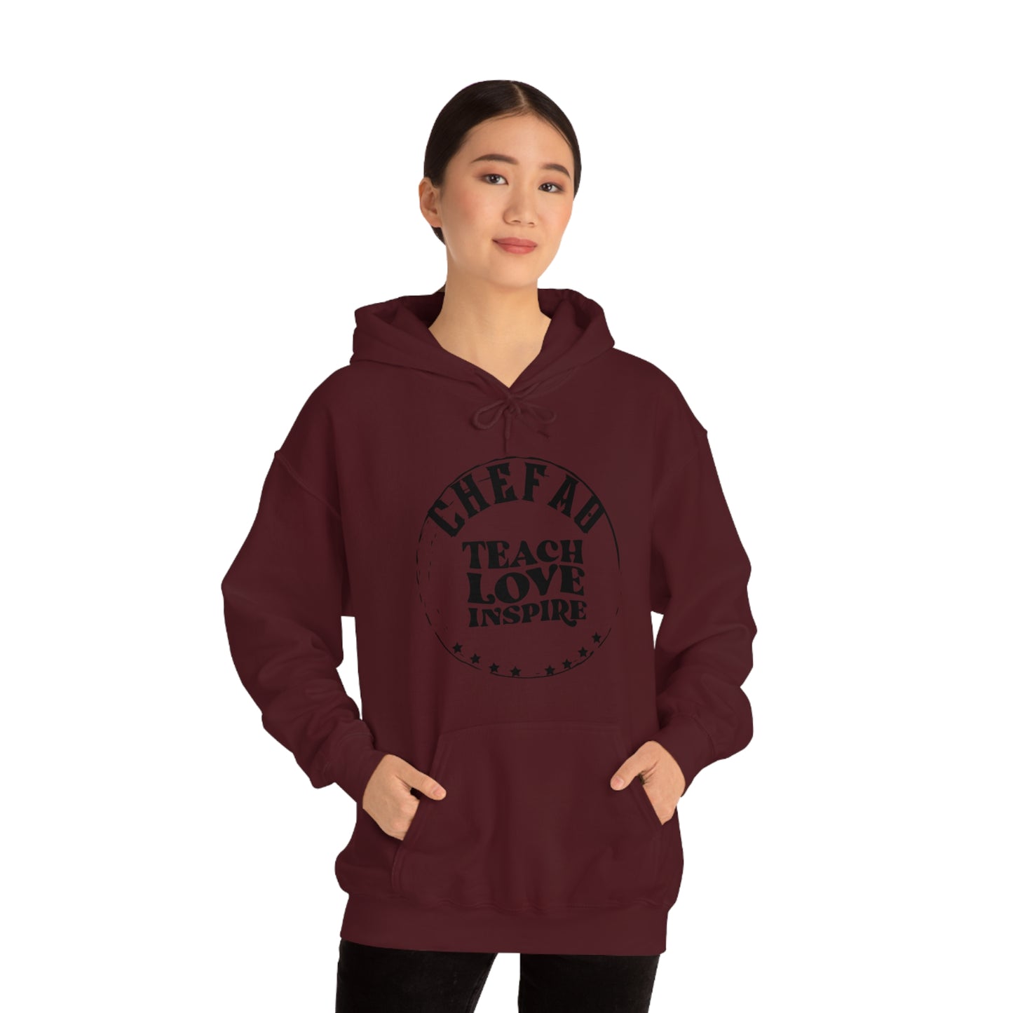 Chefao Teacher IV, Unisex Heavy Blend Hooded Sweatshirt