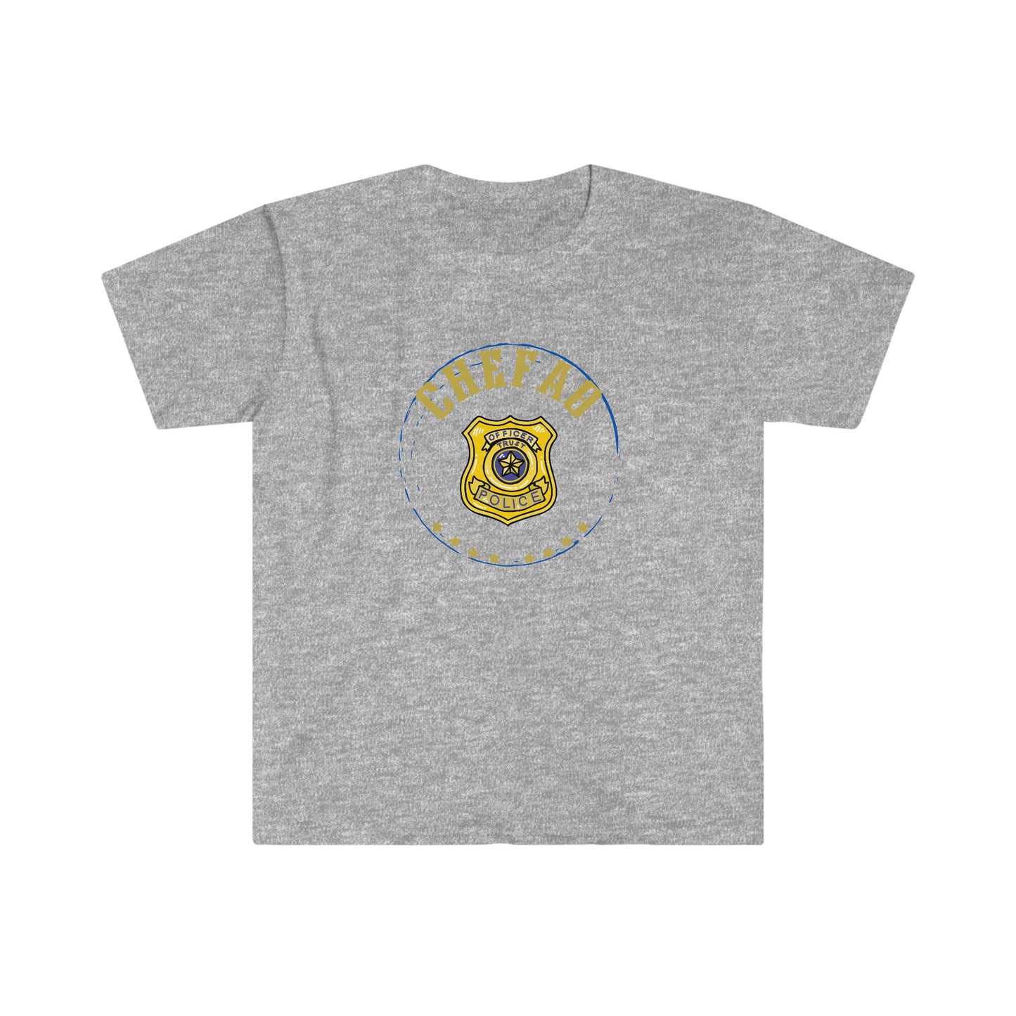 Chefao Police I, Unisex Softstyle T-Shirt