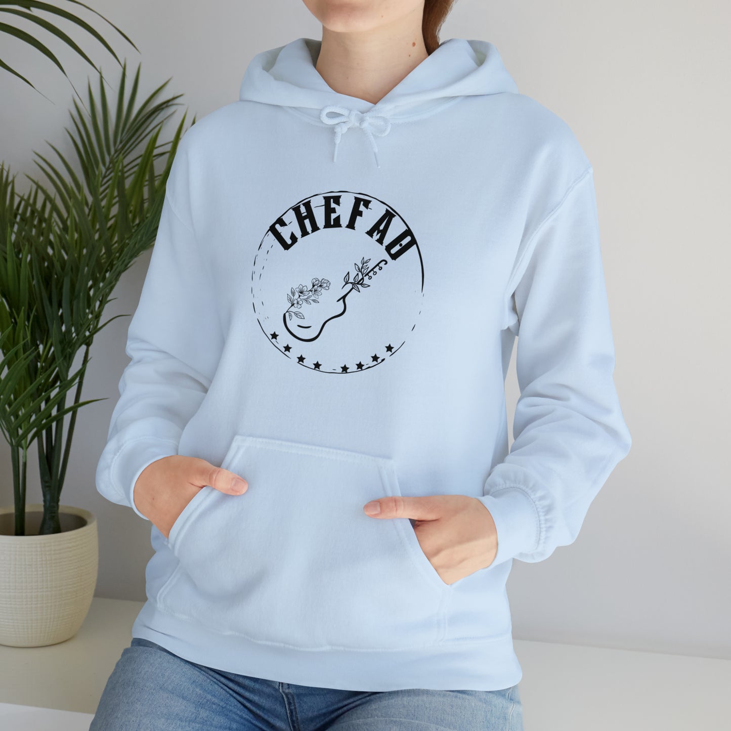 Chefao Guitar I, Unisex Heavy Blend Hooded Sweatshirt