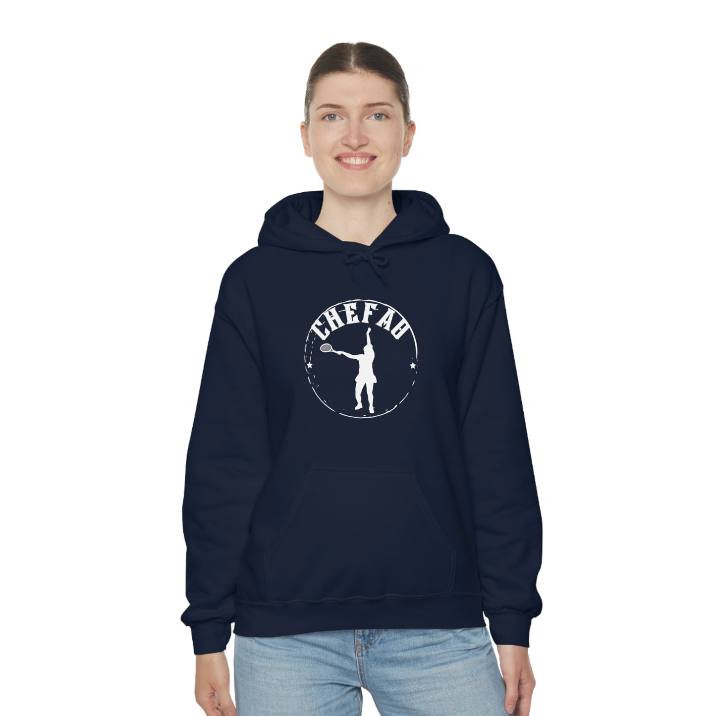 Chefao Tennis I, Unisex Heavy Blend Hooded Sweatshirt