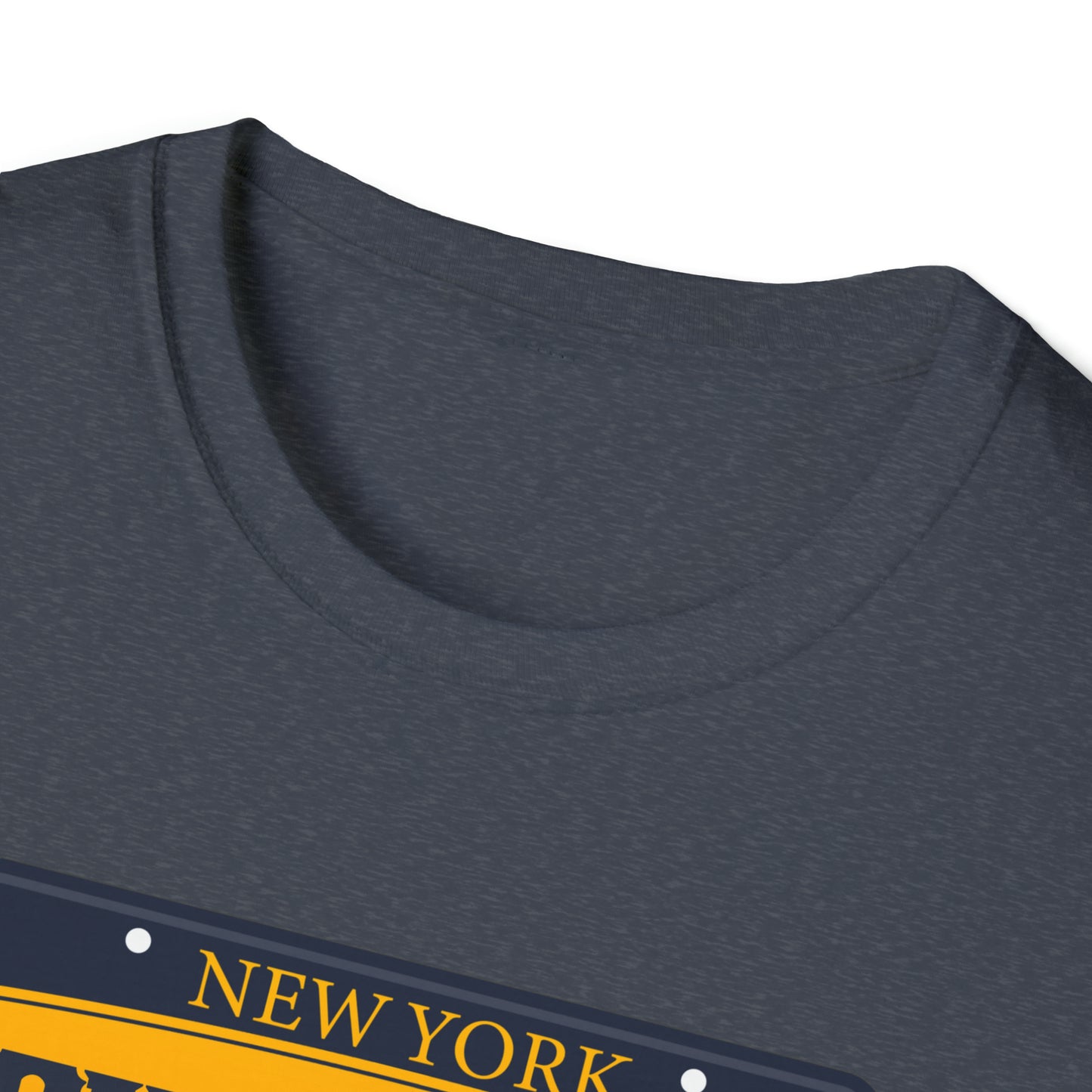 Chefao New York License Plate I, Unisex Softstyle T-Shirt