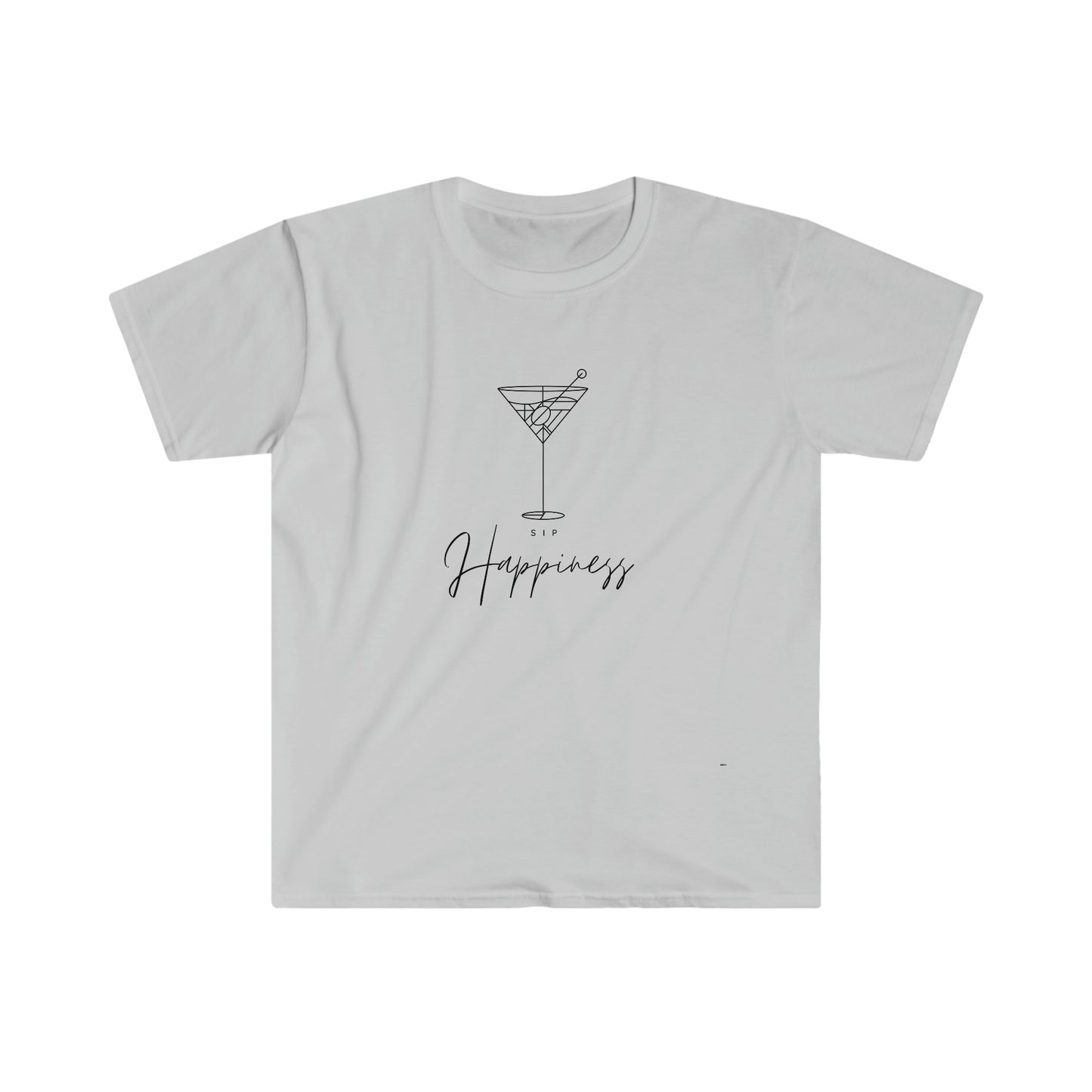 Sip Happiness, Unisex Softstyle T-Shirt