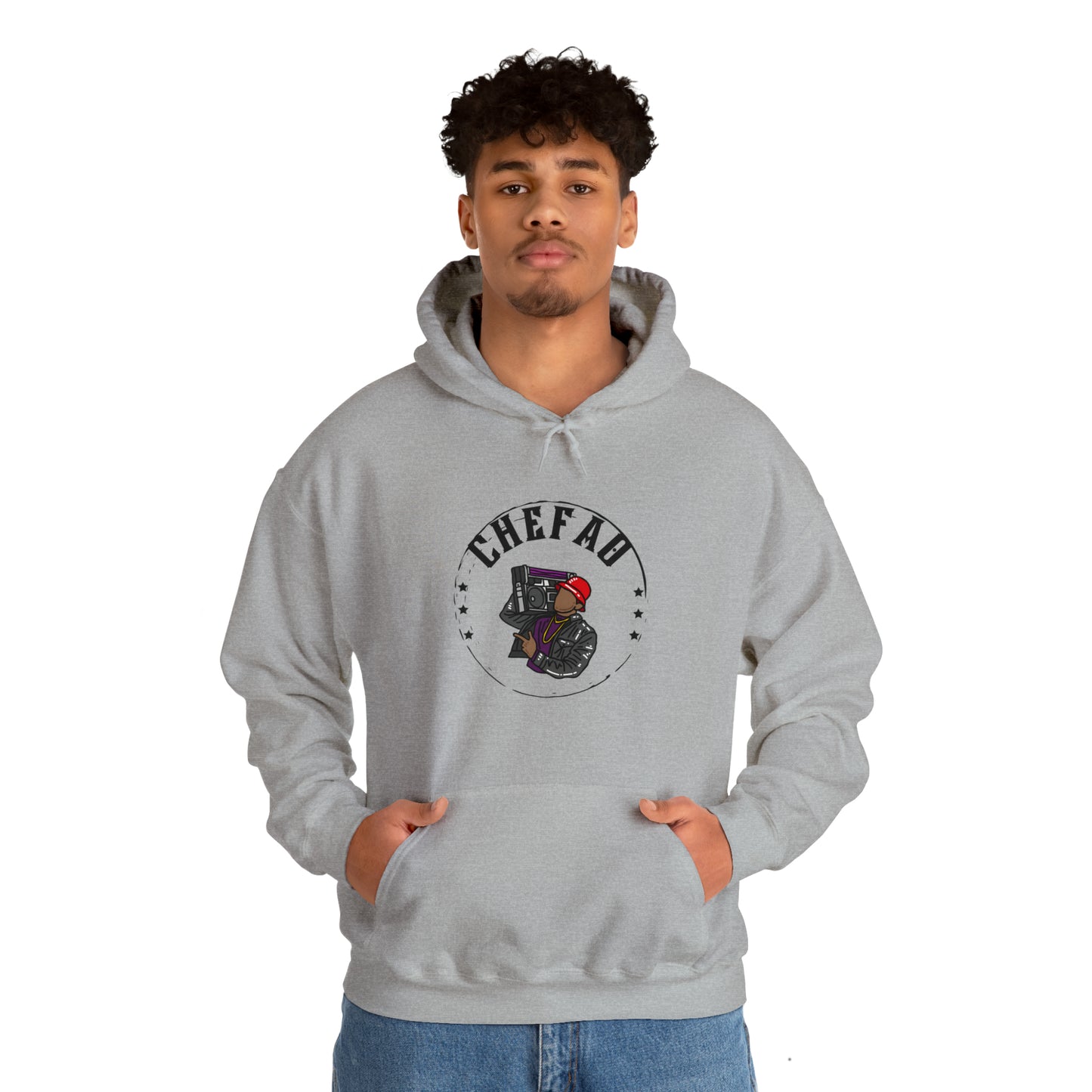 Chefao Rap II, Unisex Heavy Blend Hooded Sweatshirt