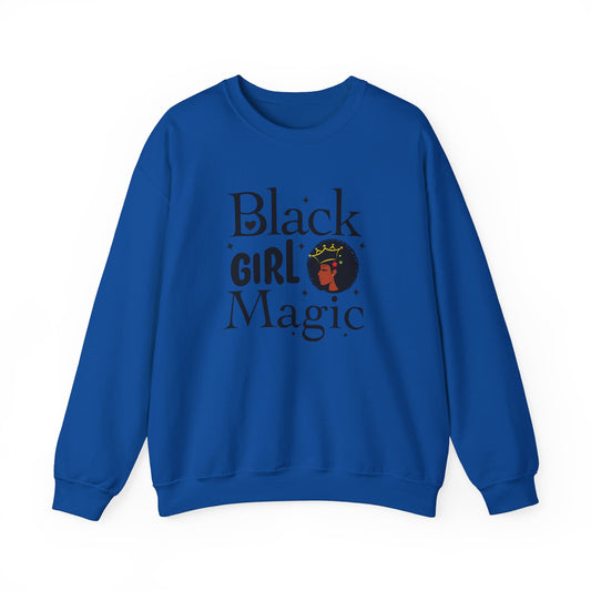 Chefao Black Girl Magic I, Unisex Heavy Blend™ Crewneck Sweatshirt