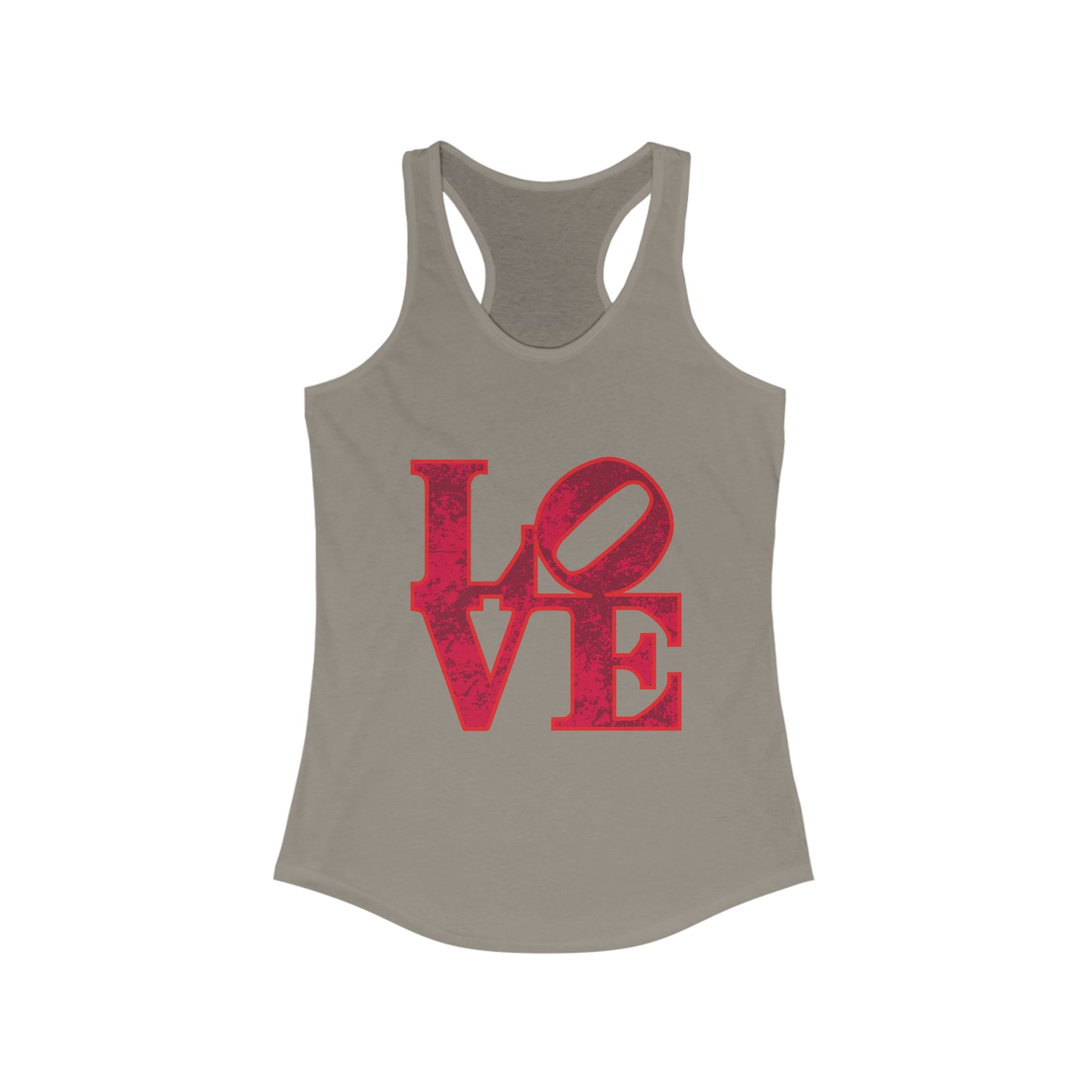 Chefao Love Blocks I, Women's Ideal Racerback Tank