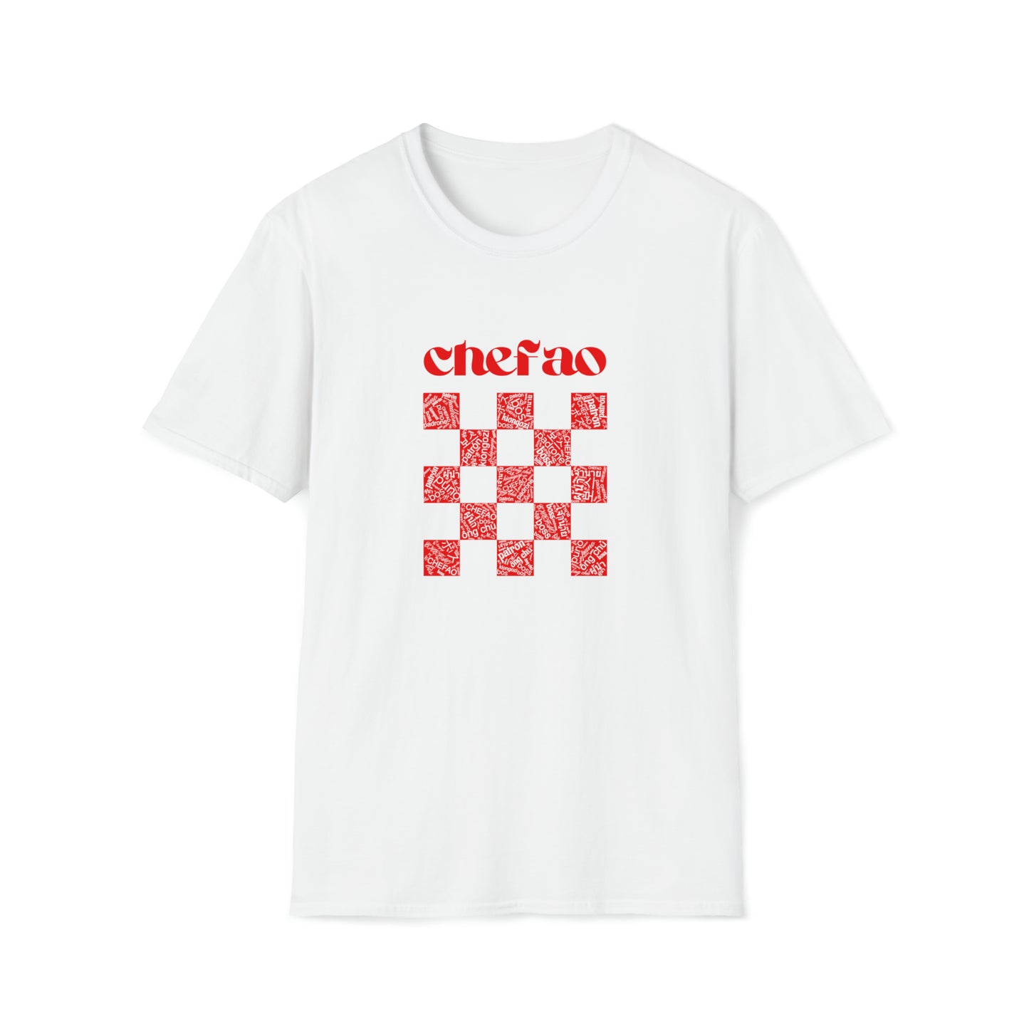 Chefao Checkered I, Unisex Softstyle T-Shirt