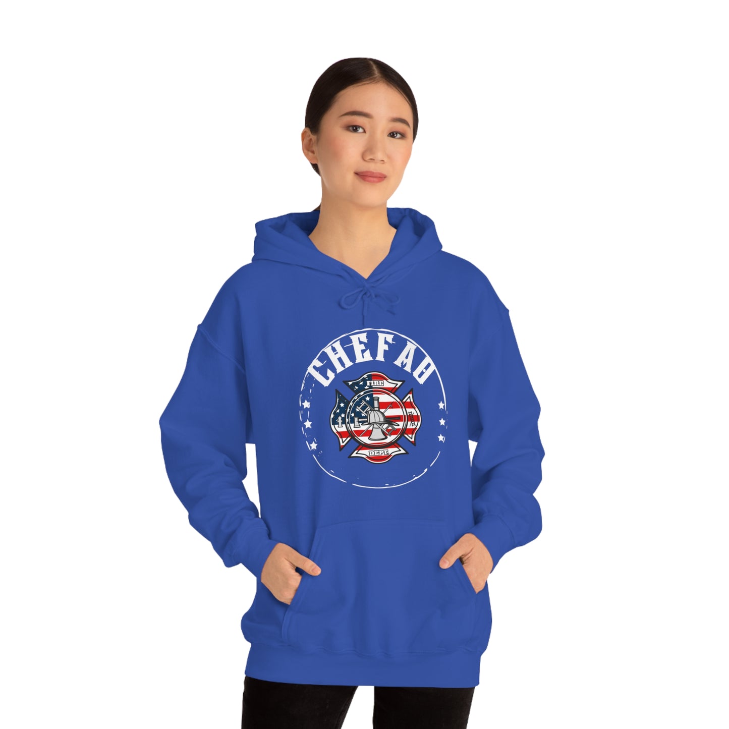 Chefao Fire II, Unisex Heavy Blend Hooded Sweatshirt