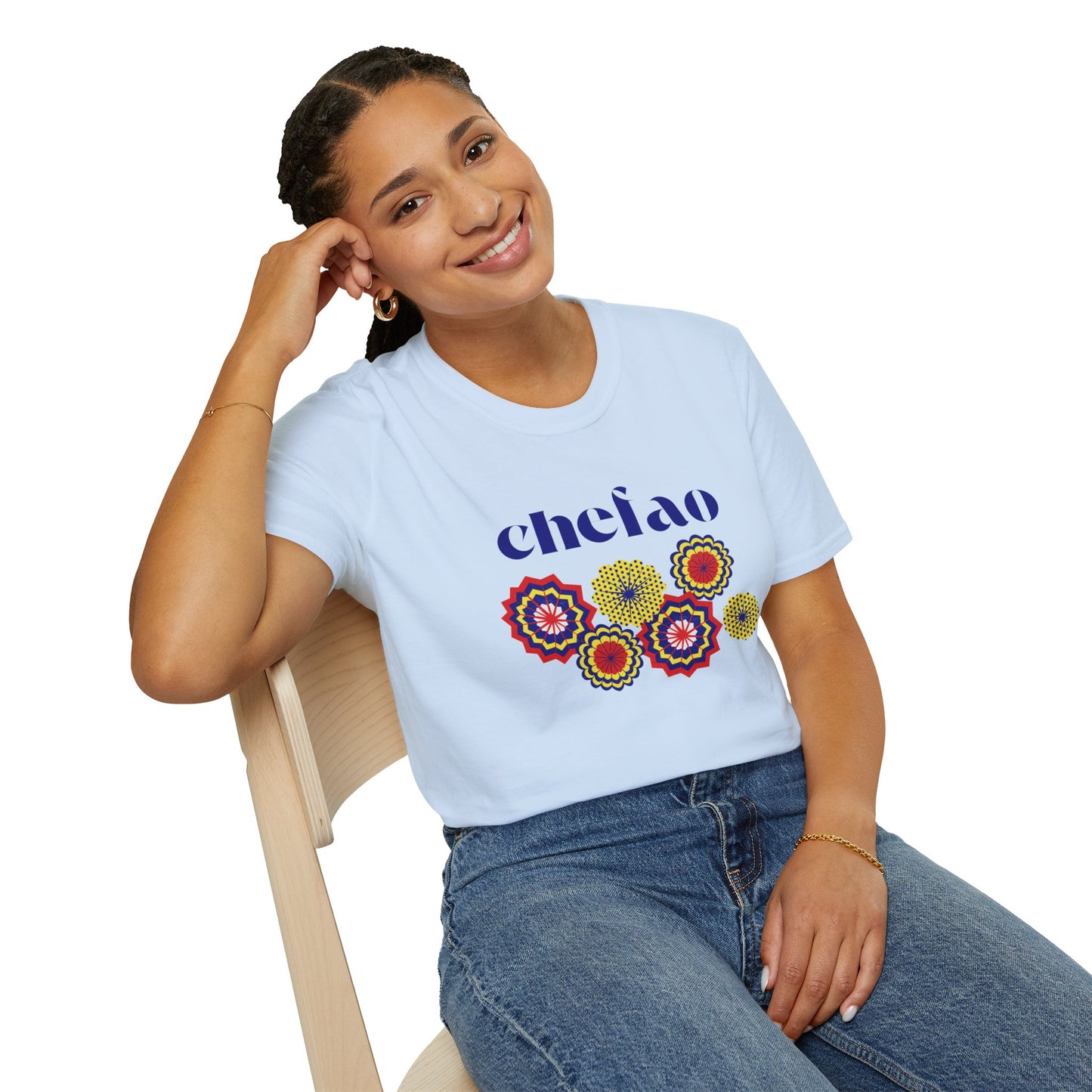 Chefao Paper Fans I, Unisex Softstyle T-Shirt