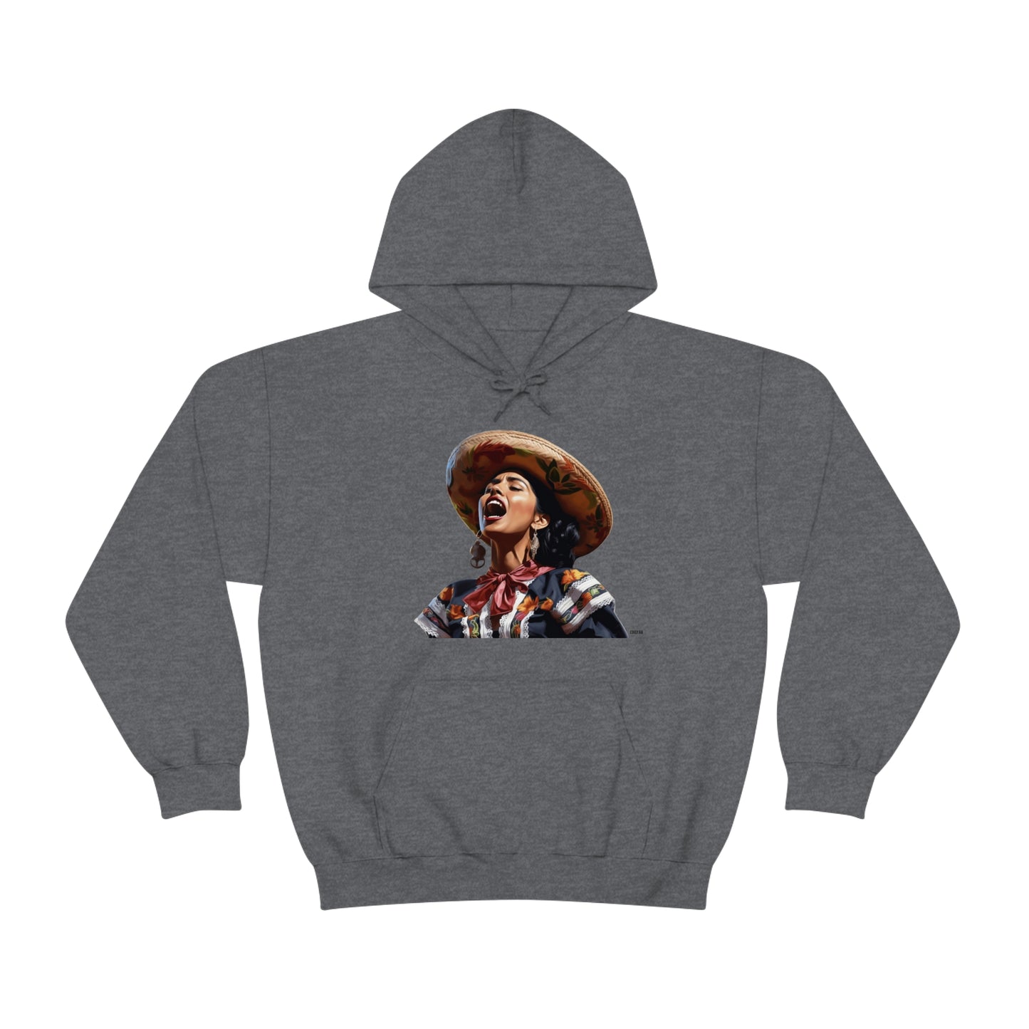 Mariachi Woman, Unisex Heavy Blend Hooded Sweatshirt