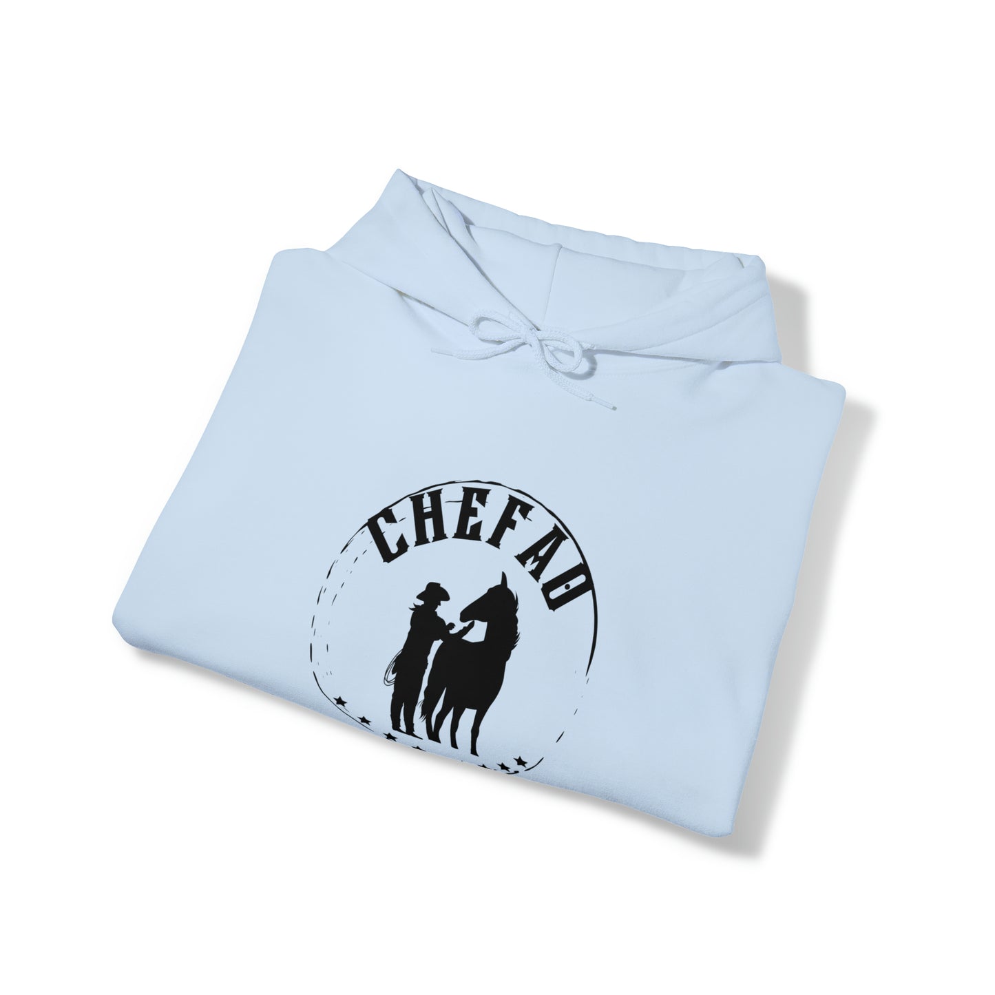 Chefao Cowgirl I, Unisex Heavy Blend Hooded Sweatshirt