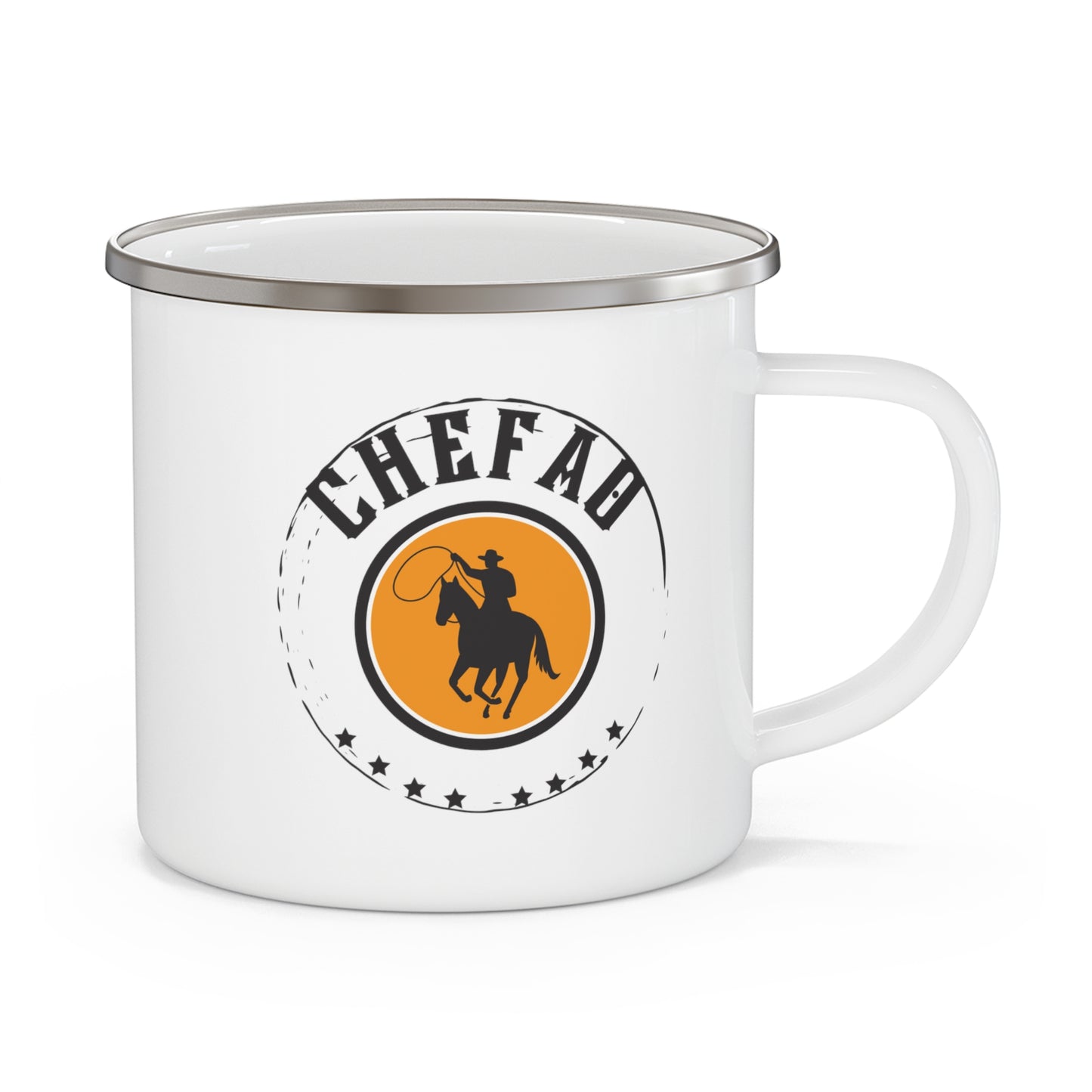 Chefao Cowboy II, Enamel Camping Mug