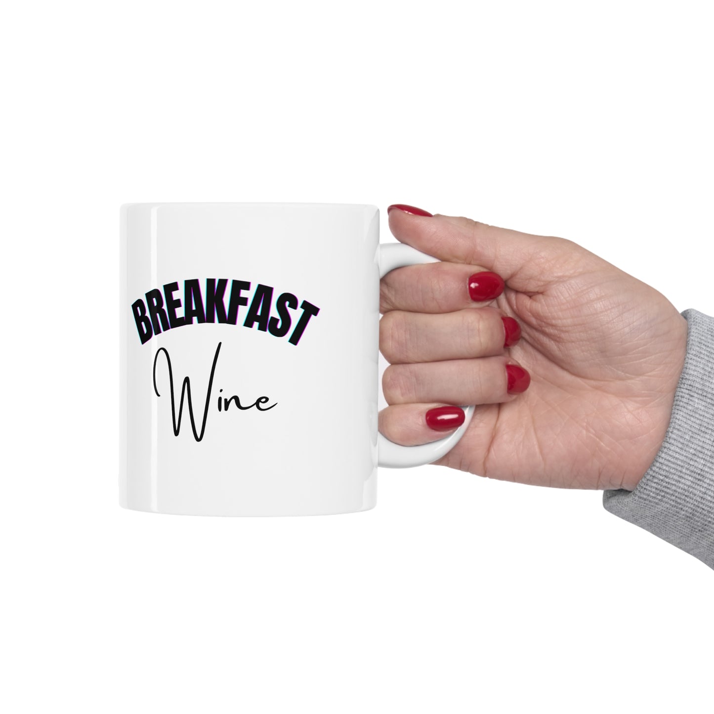 Breakfast Wine, Coffee Mug 11oz