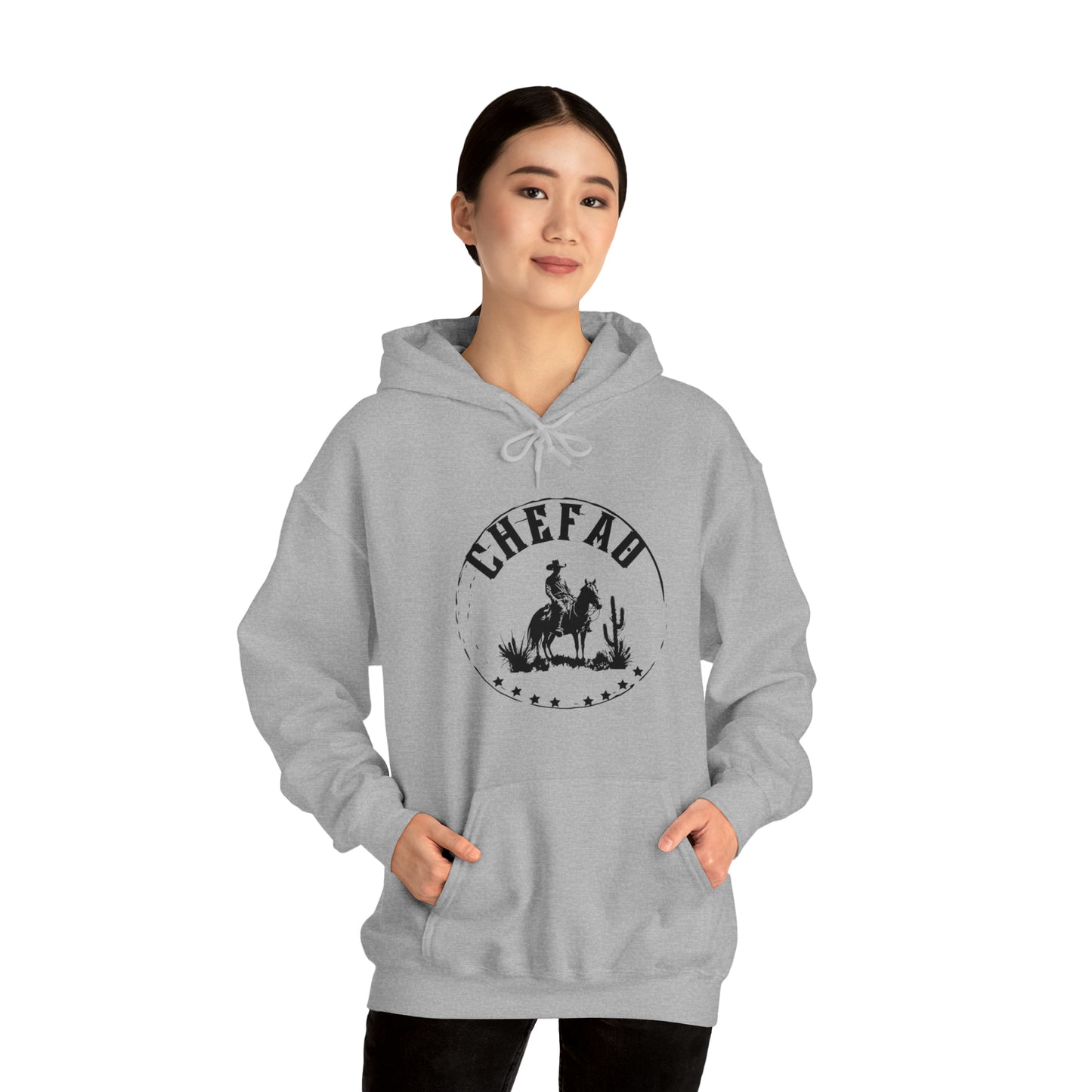 Chefao Cowboy I, Unisex Heavy Blend Hooded Sweatshirt