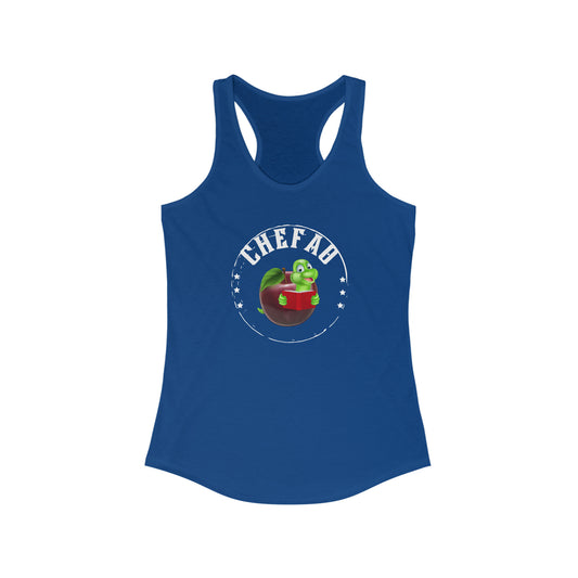 Chefao Bookworm II, Women's Racerback Tank